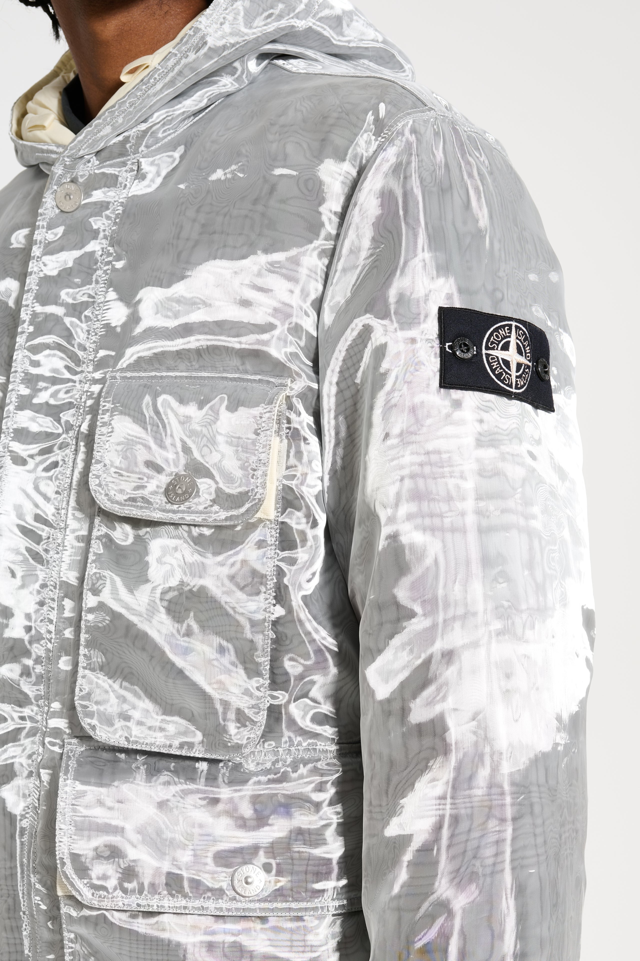 Stone Island Down Parka Grey