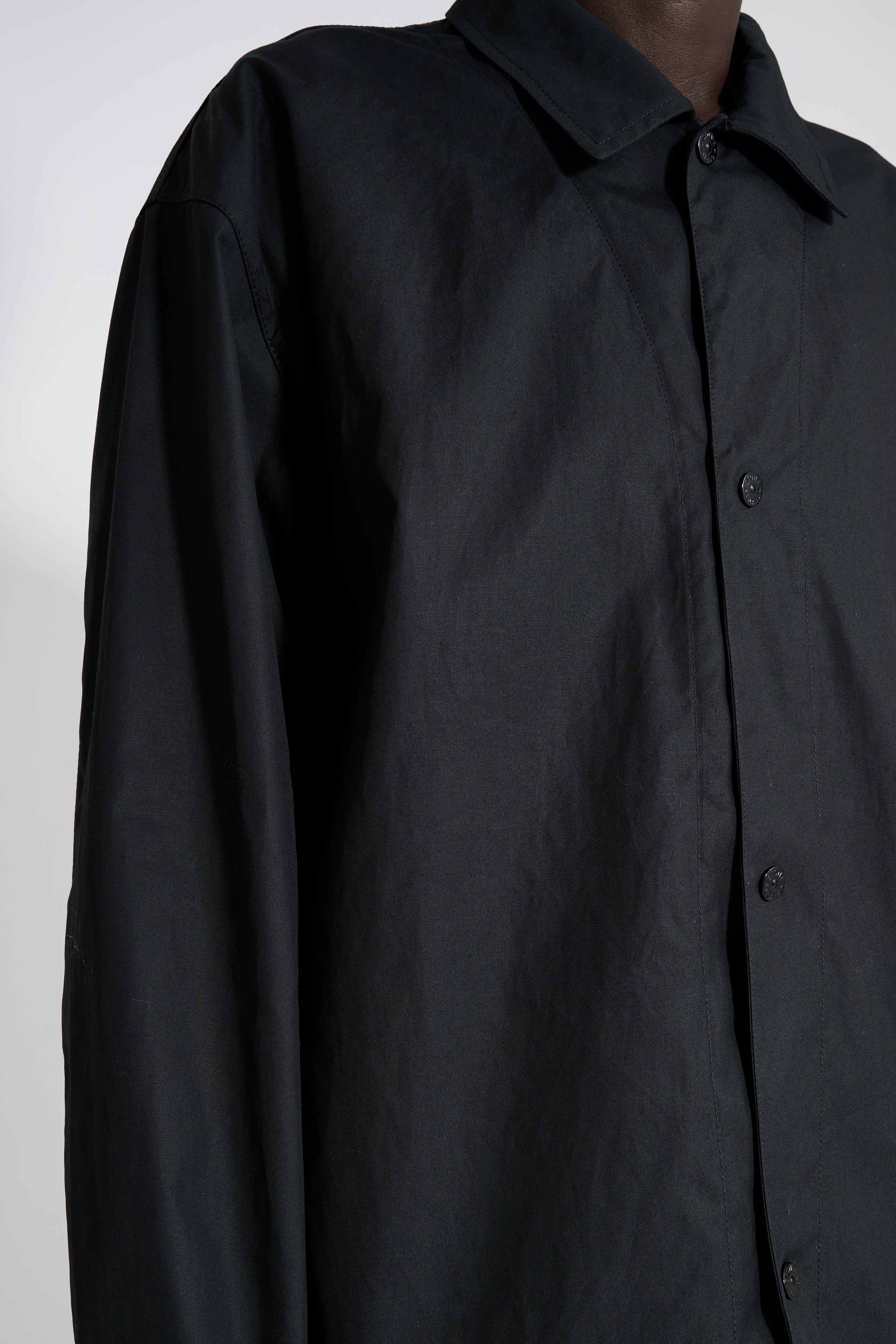 Stone Island Button Shirt Black