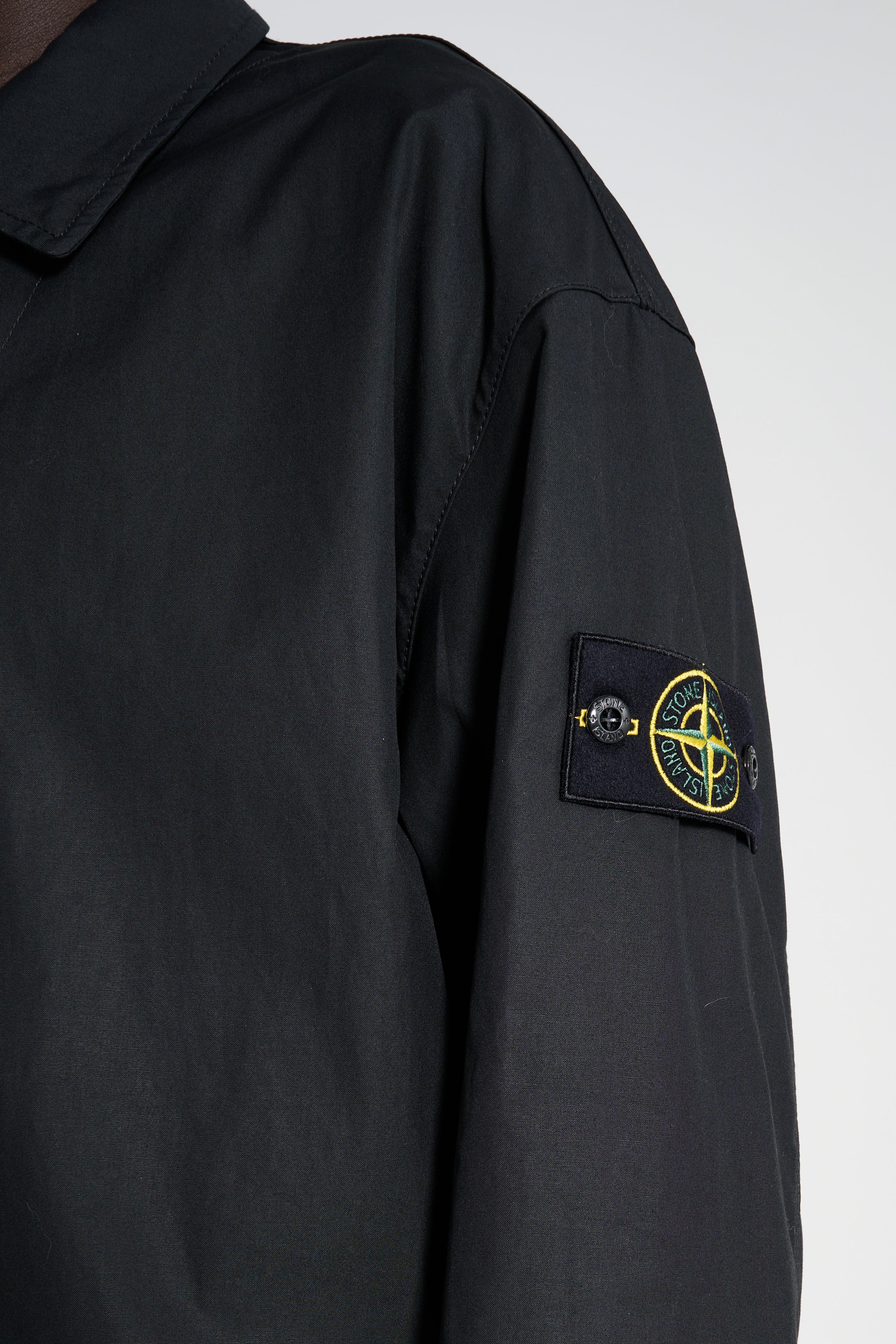 Stone Island Button Shirt Black