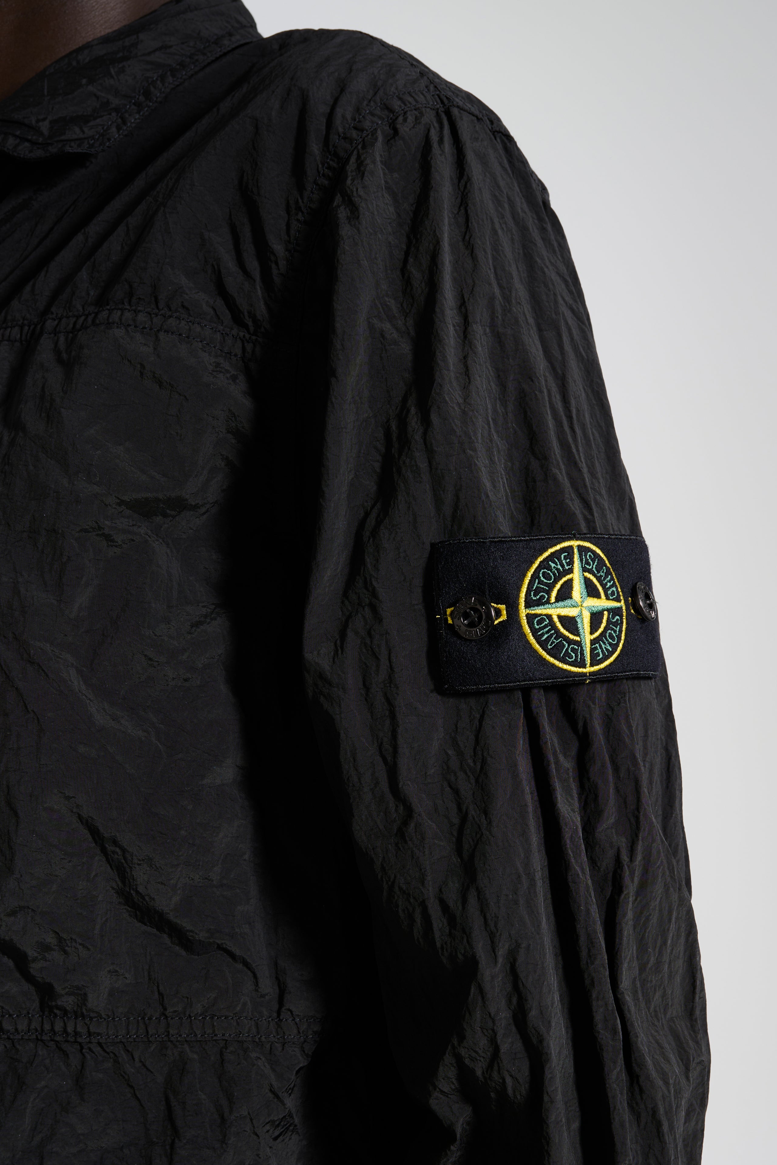 Stone Island Nylon Overshirt Black