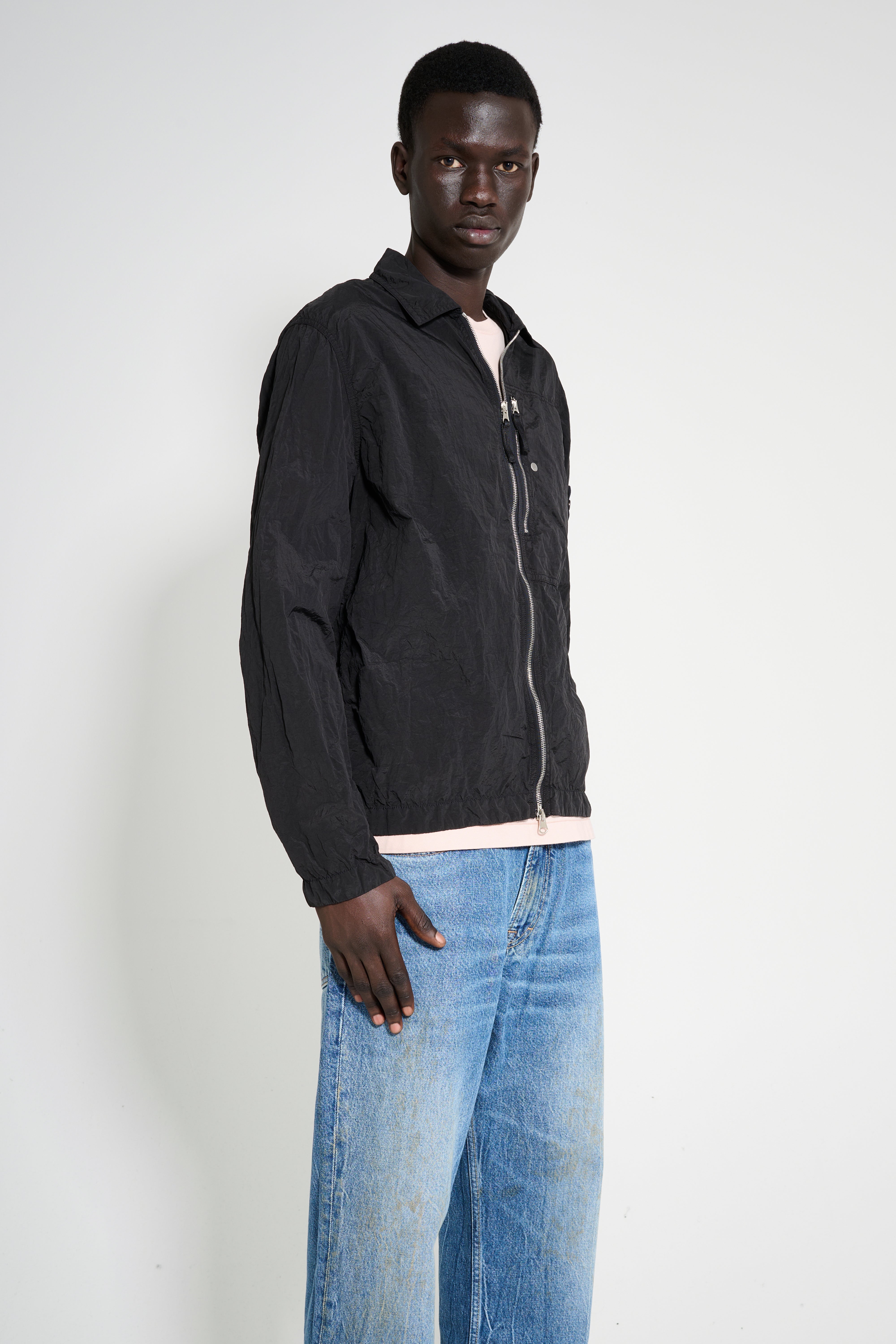 Stone Island Nylon Overshirt Black – Très Bien