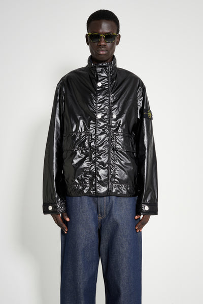 Stone Island Biker Nylon Jacket Black – Très Bien