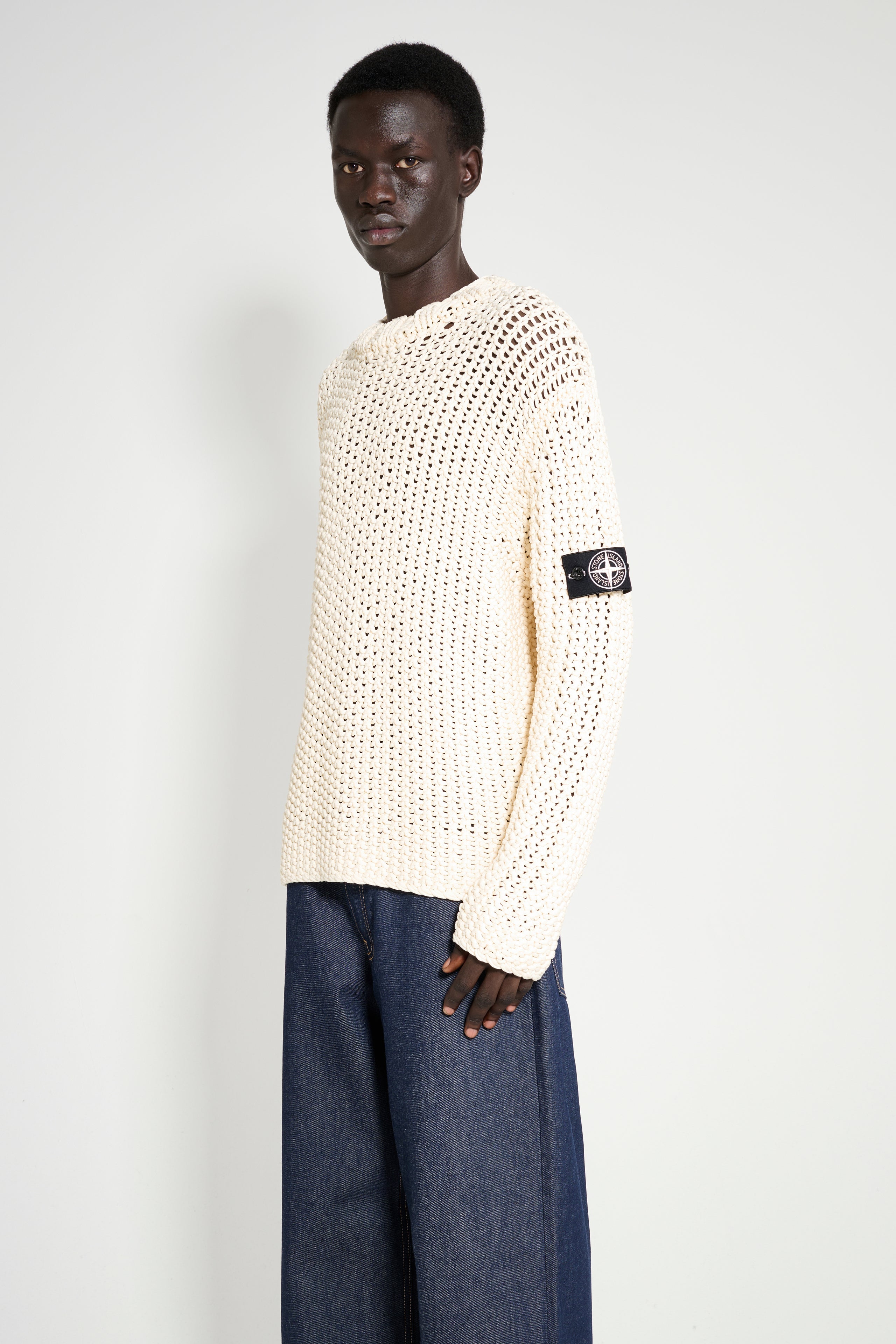 Stone Island Knitted Sweater Cherry