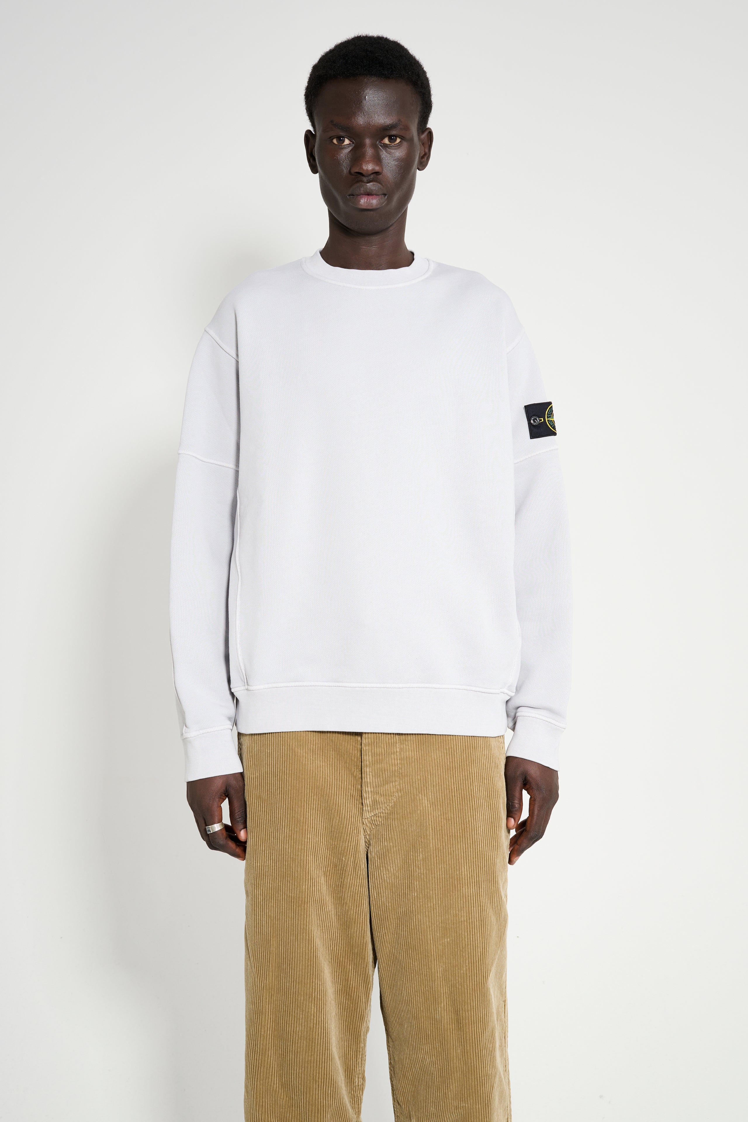 Stone Island Sweatshirt Pearl Grey