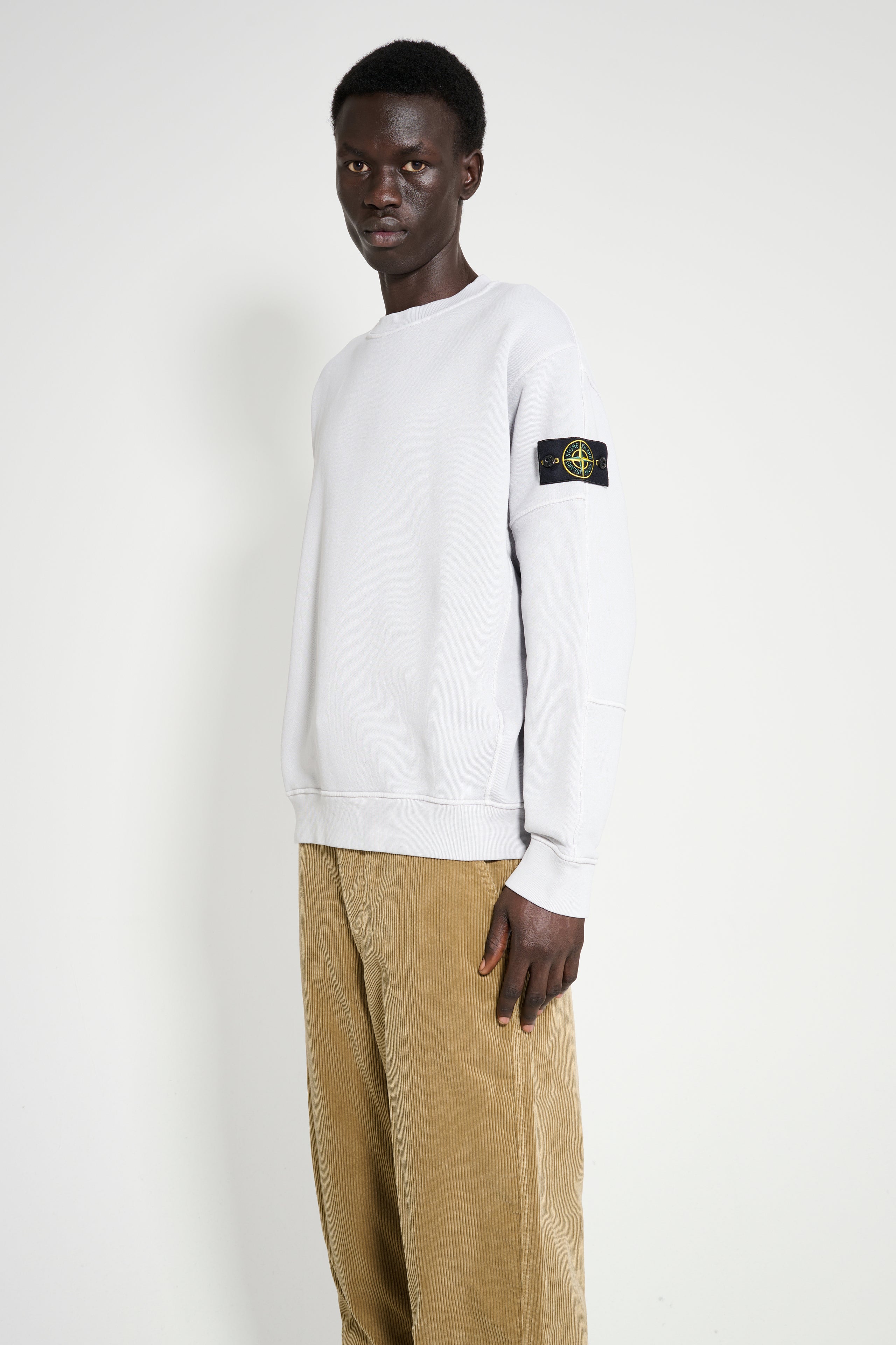 Stone Island Sweatshirt Pearl Grey