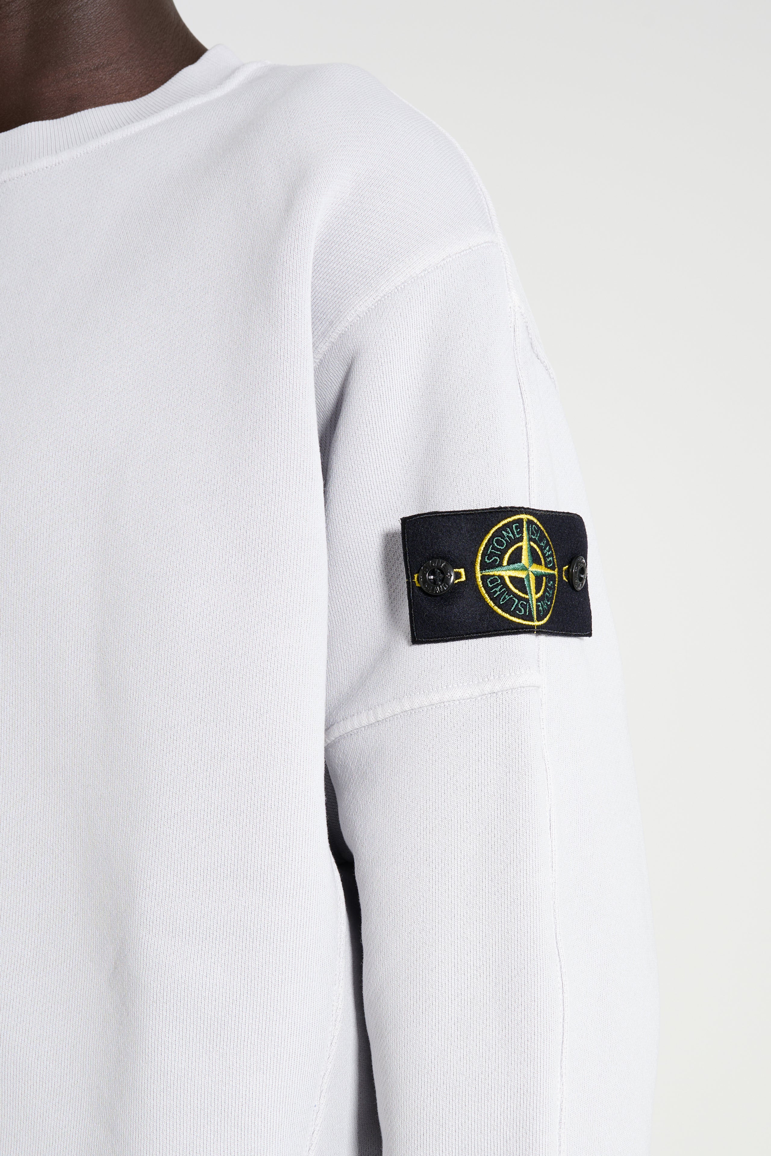 Stone Island Sweatshirt Pearl Grey