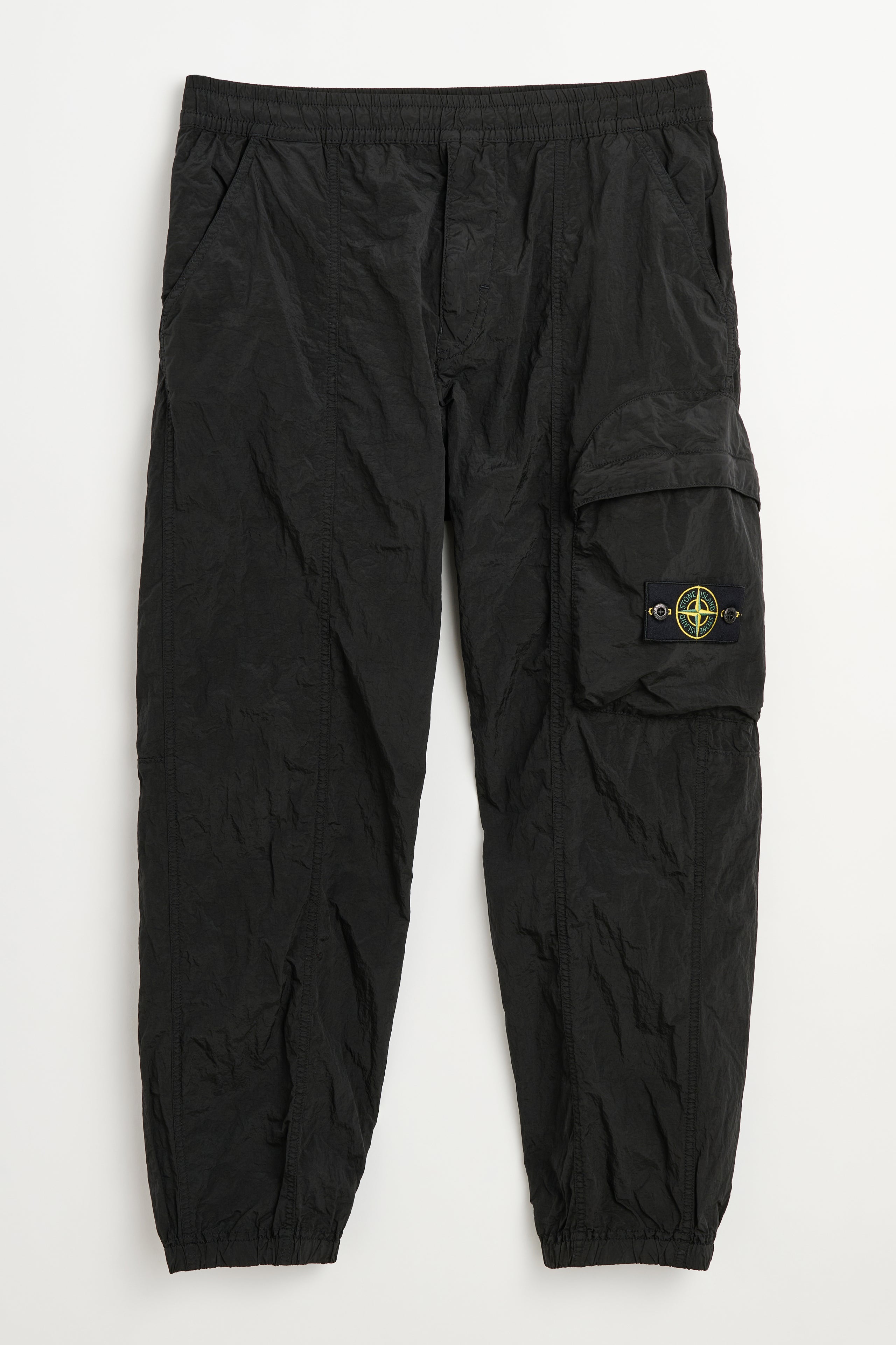 Stone Island Nylon Cargo Pants Black