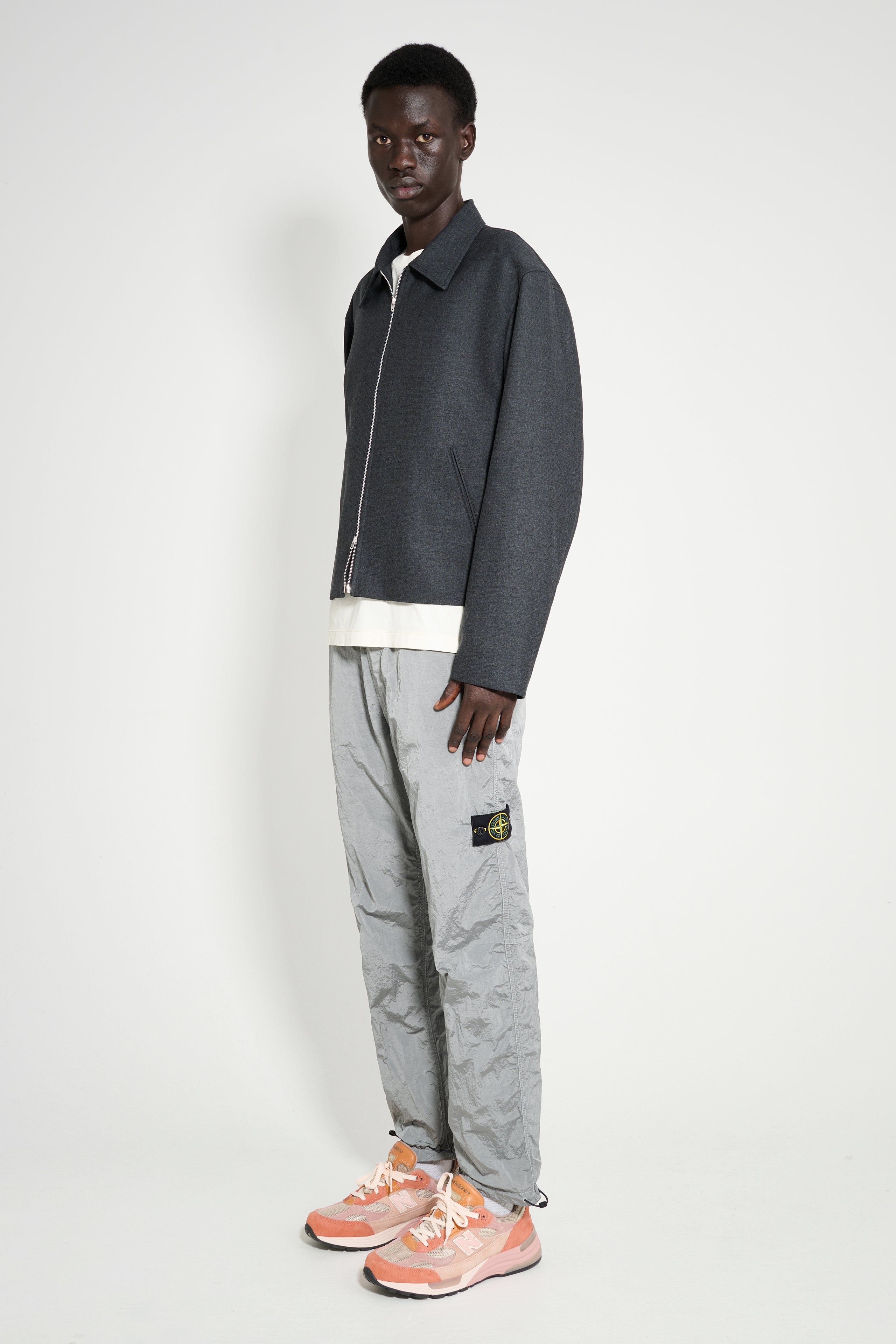 Stone Island Pants Pearl Grey