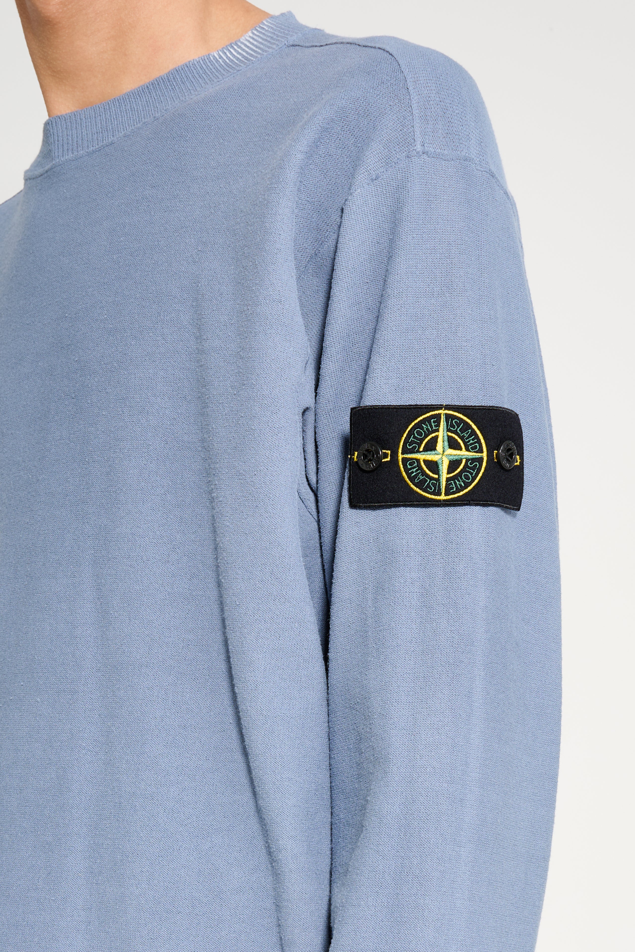 Stone Island Reversible Crew Neck Sweater Dark Blue