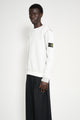 Stone Island Double Face Crew Neck Sweater Ivory