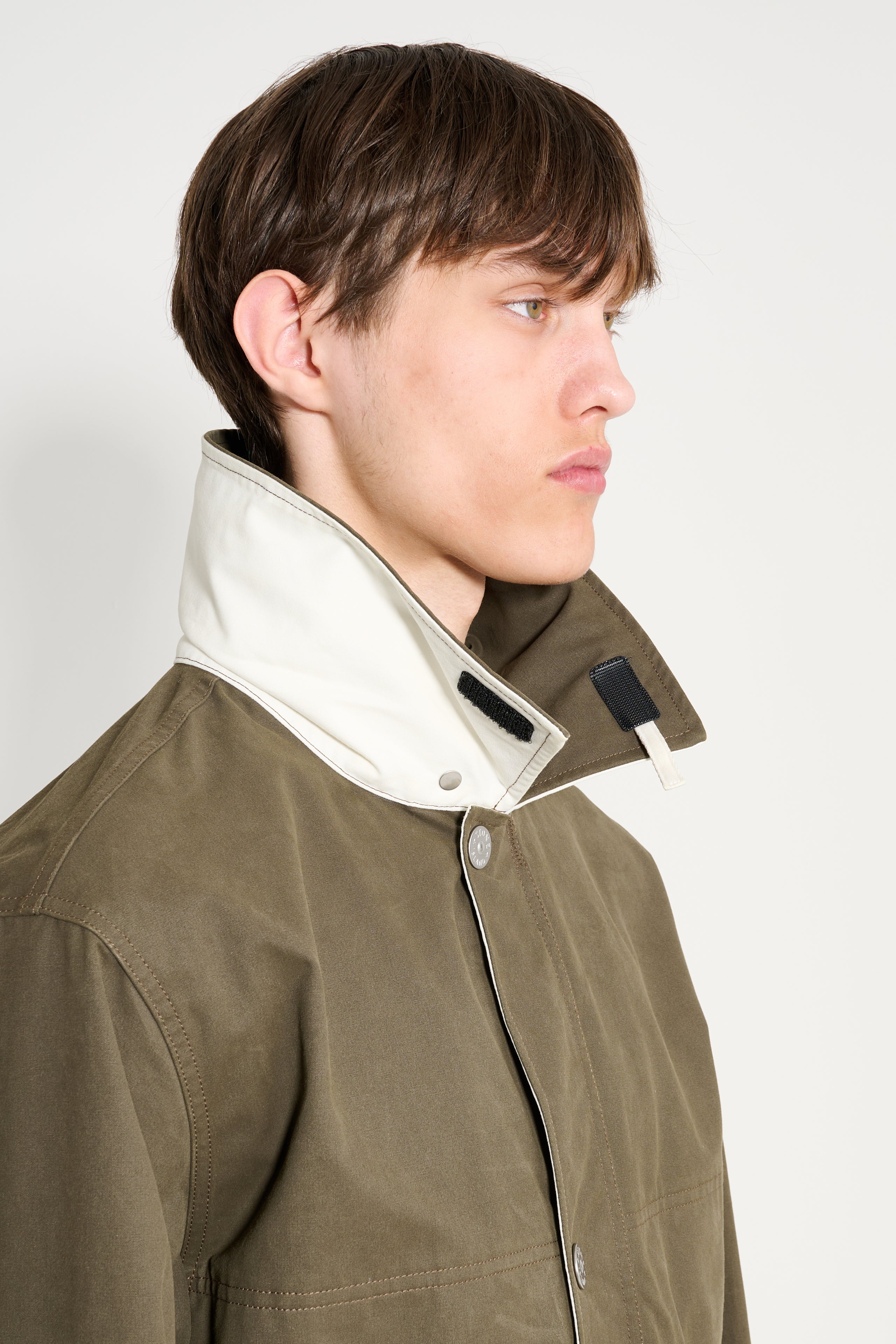 Stone Island Hooded Compass Jacket Military Green