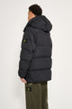 Stone Island Garment Dyed Crinkled Reps NY Hooded Down Jacket Black