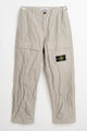 Stone Island Wrinkled Corduroy 500-TC Cargo Trousers Pearl Grey