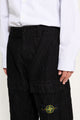 Stone Island Wrinkled Corduroy 500-TC Cargo Trousers Black