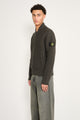 Stone Island Pure Wool Jumper With Zip Pockets Military Green