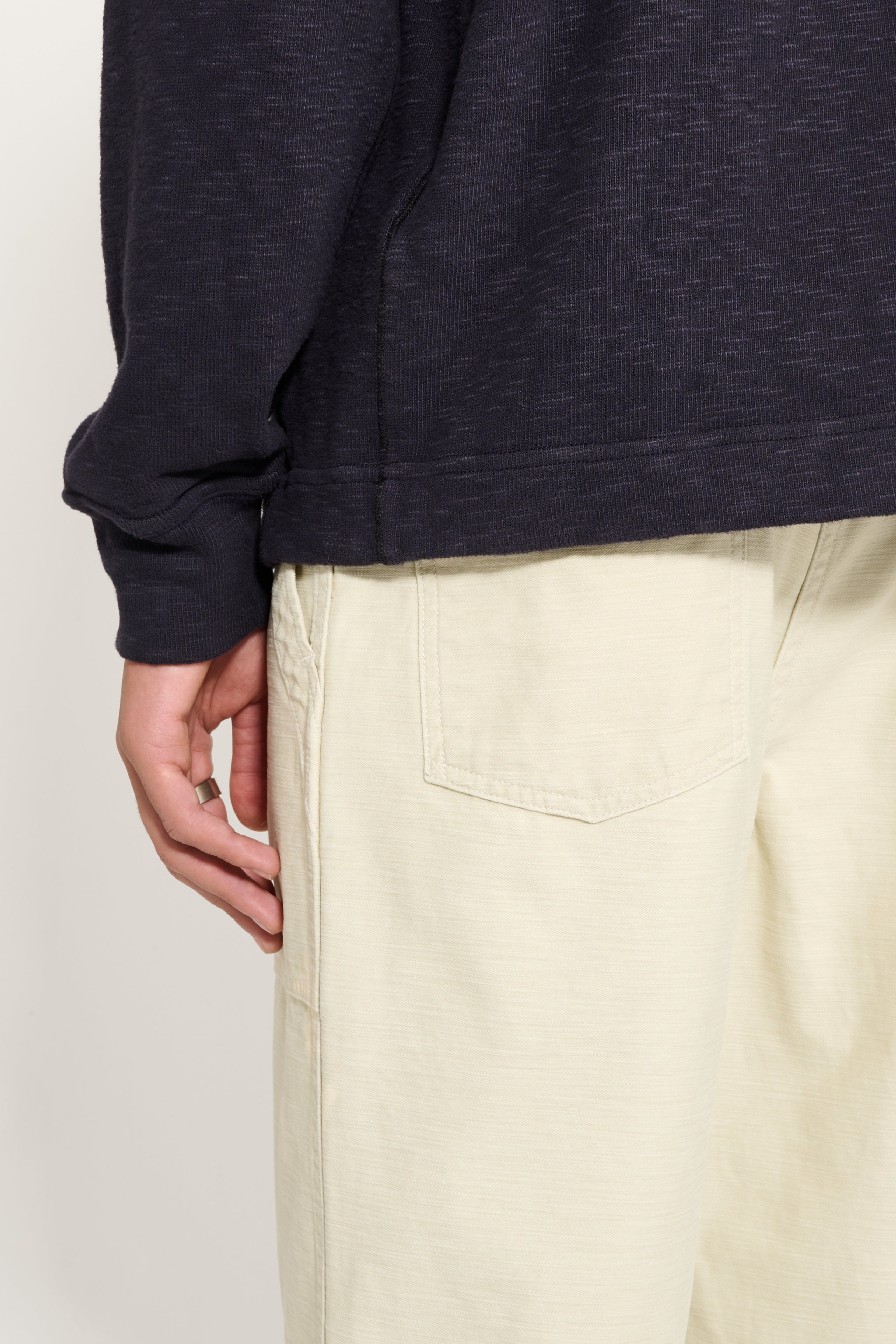 Stone Island Vanisé Brushed Heavy Cotton Jersey Polo Ink