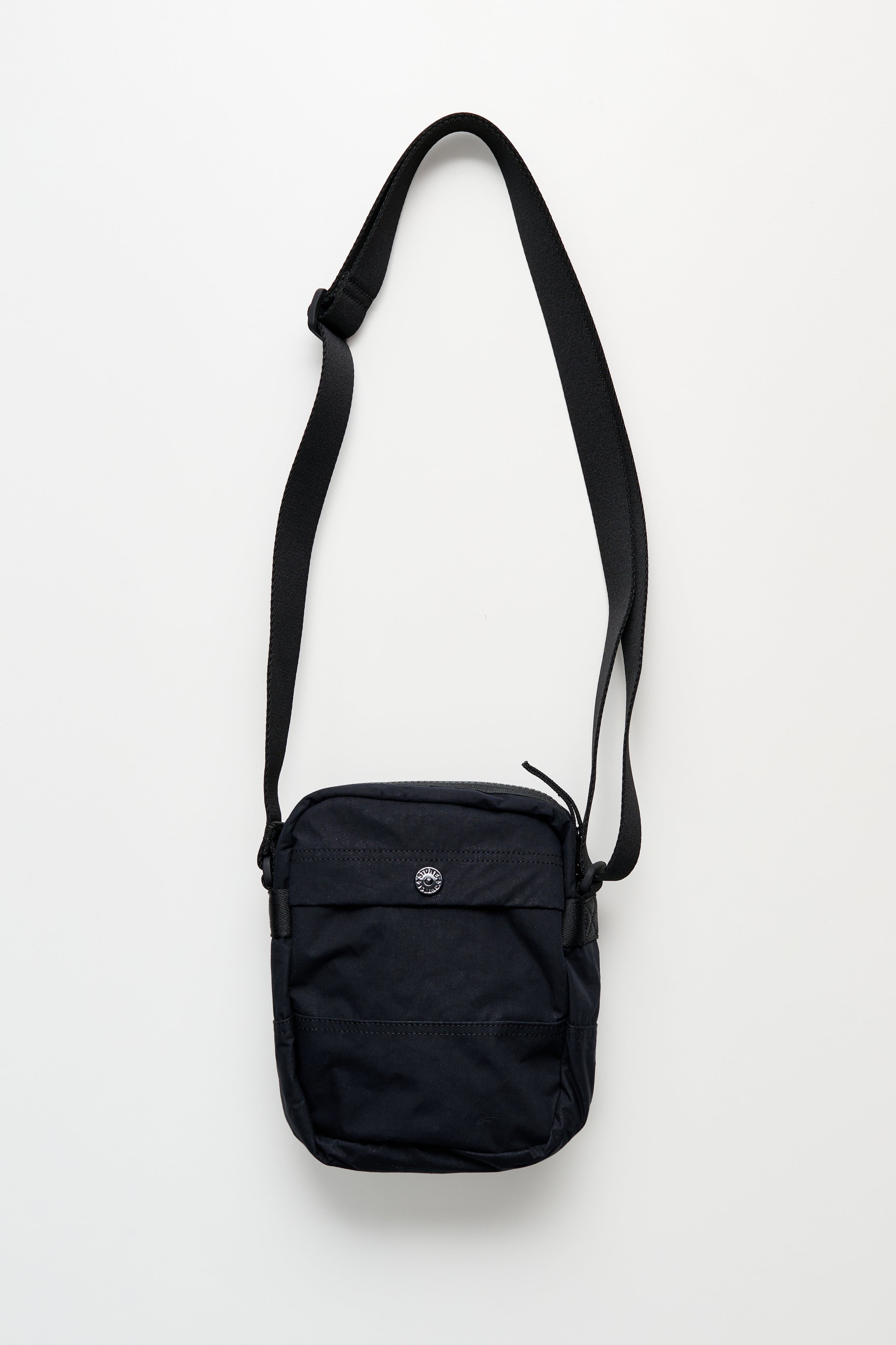 Stone Island Aluminium Tela Pouch Bag Black