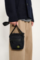 Stone Island Aluminium Tela Pouch Bag Black