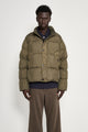 Stone Island Crinkle Reps NY Down Jacket Military Green