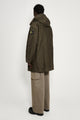 Stone Island Wrinkled Corduroy 500-TC Parka Military Green