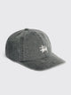 Stüssy Washed Basic Low Pro Cap Charcoal