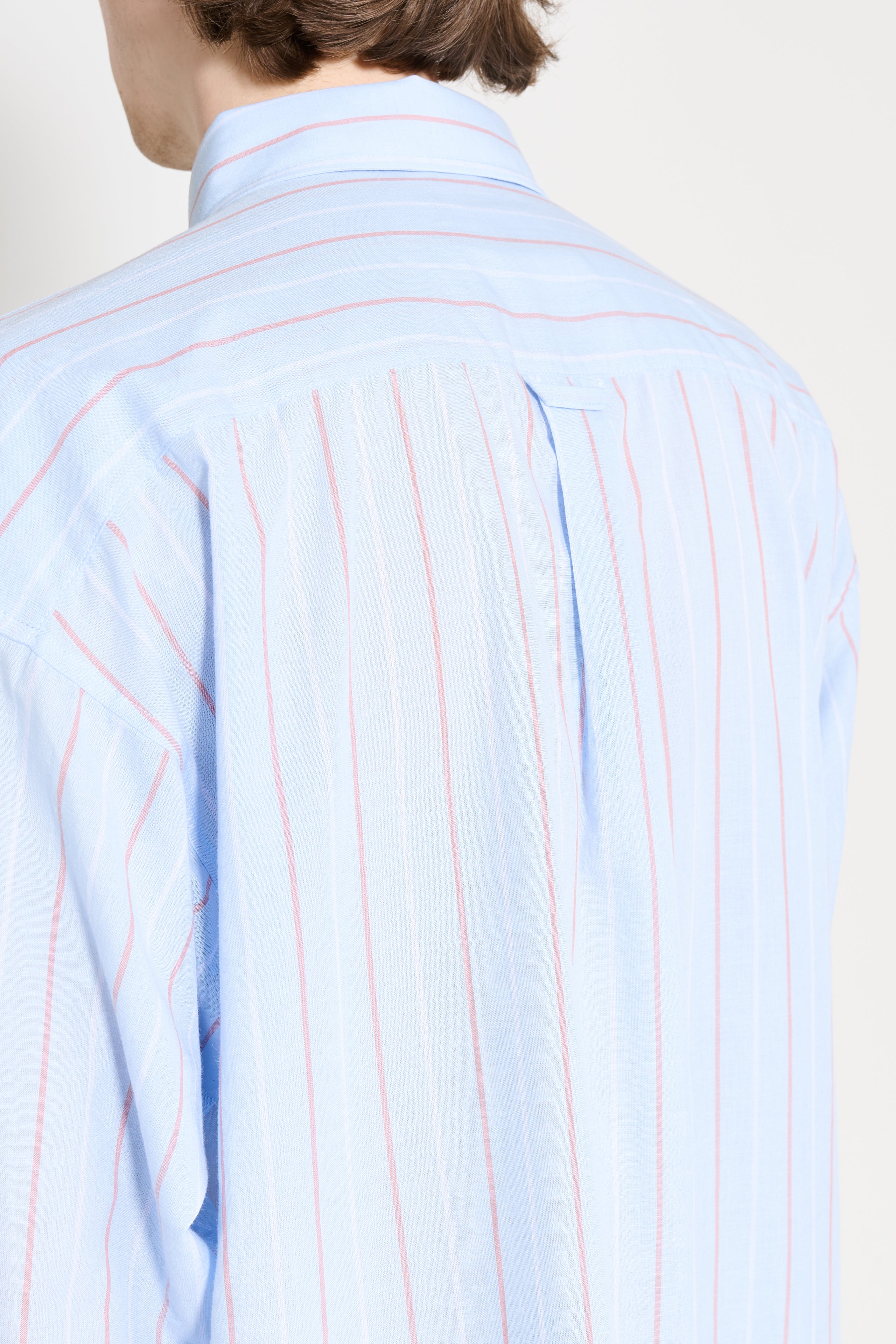 Stüssy Classic Ls Shirt Stripe Light Blue