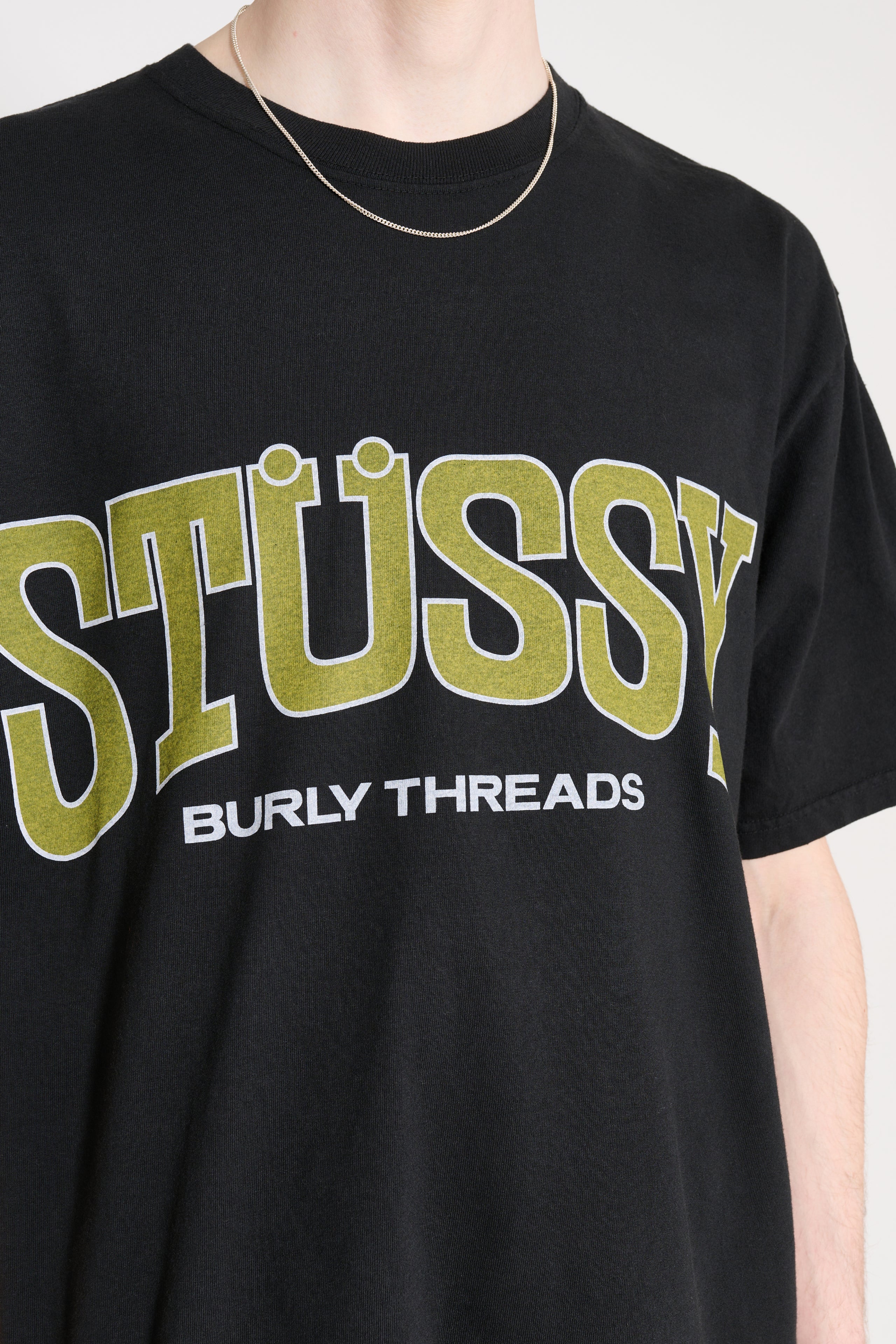 Stüssy Burly Threads Pigment Dyed Black