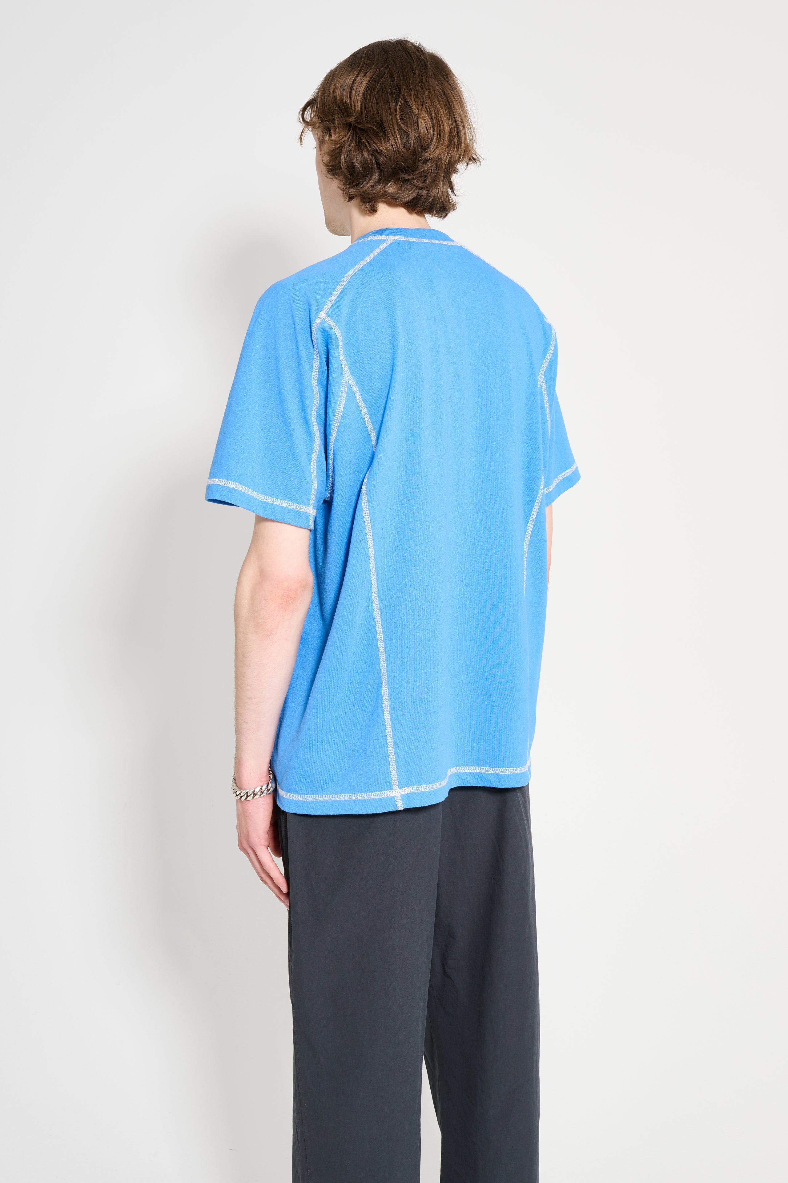 Stüssy Wave Short Sleeve Crew Blue