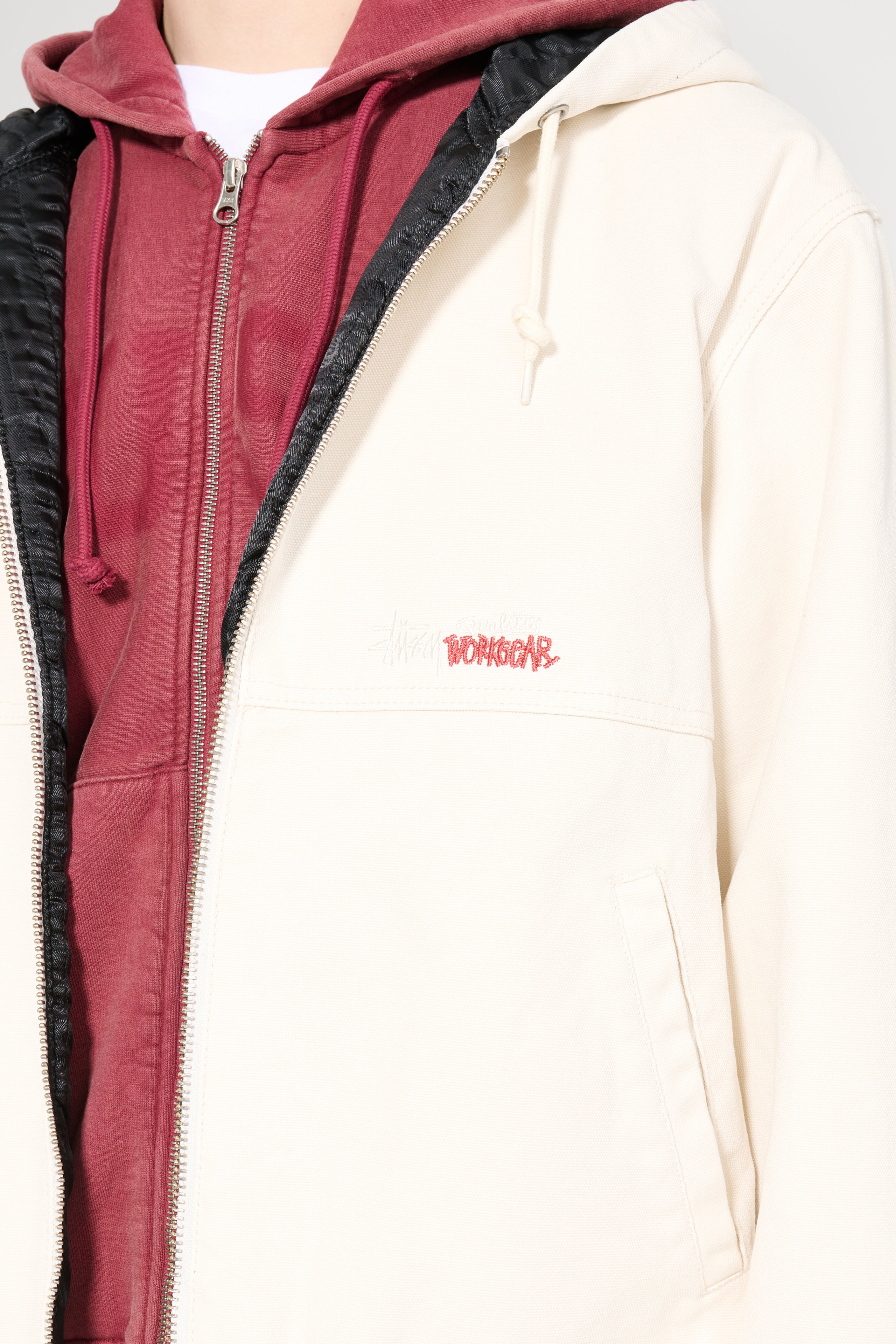 Stüssy Work Jacket Insulated Canvas Bone