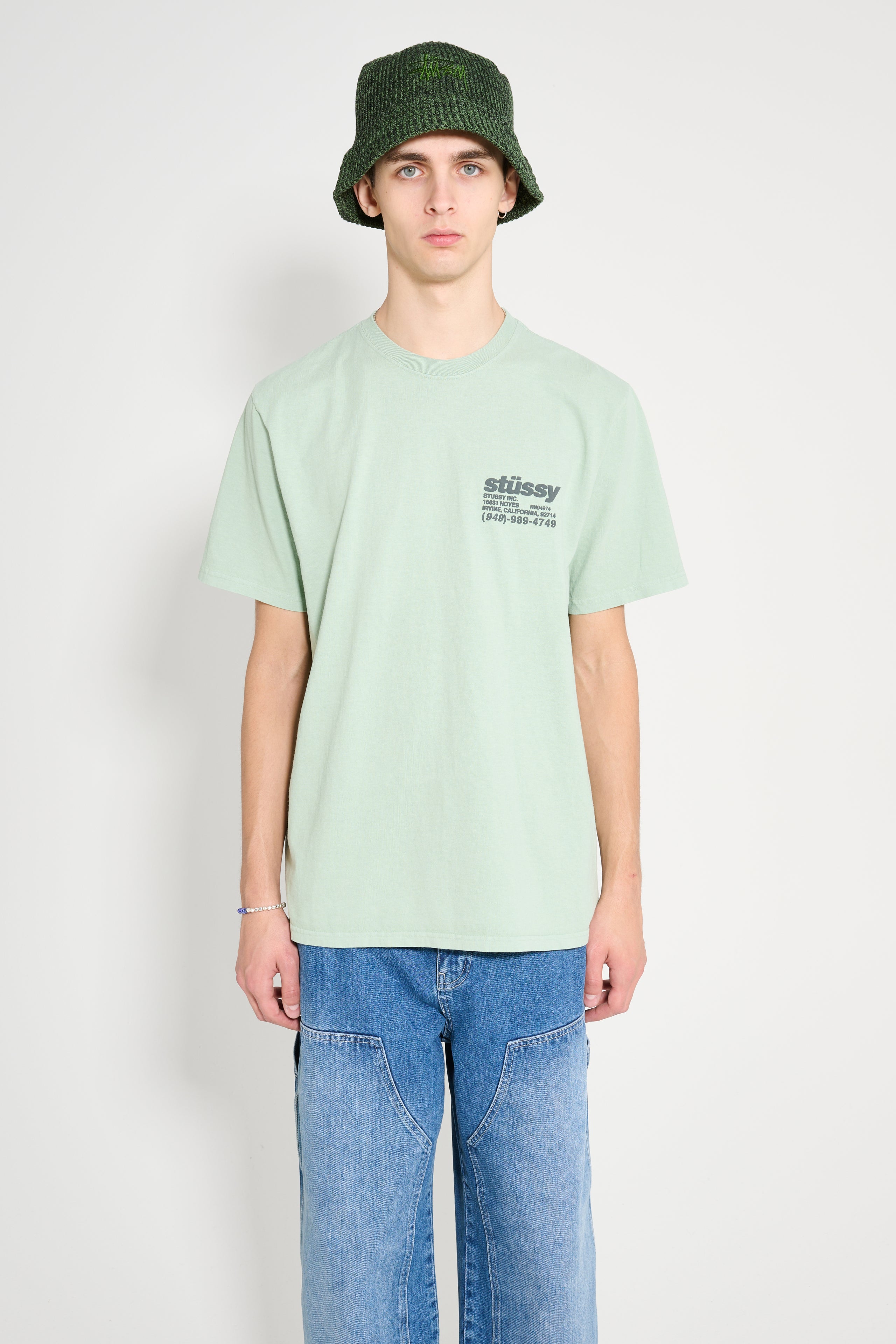 Stüssy DNA Pigment Dyed Tee Granite