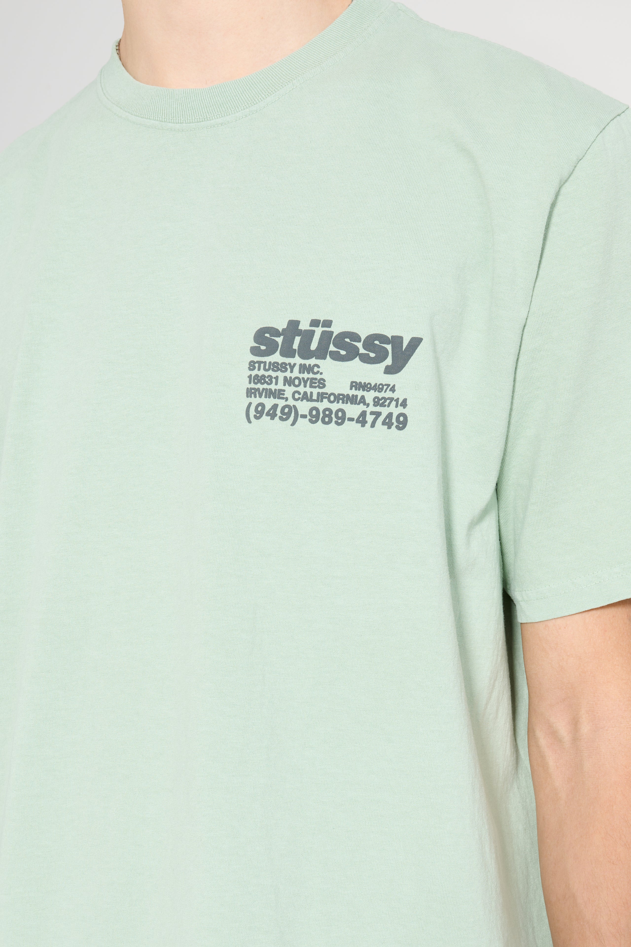 Stüssy DNA Pigment Dyed Tee Granite