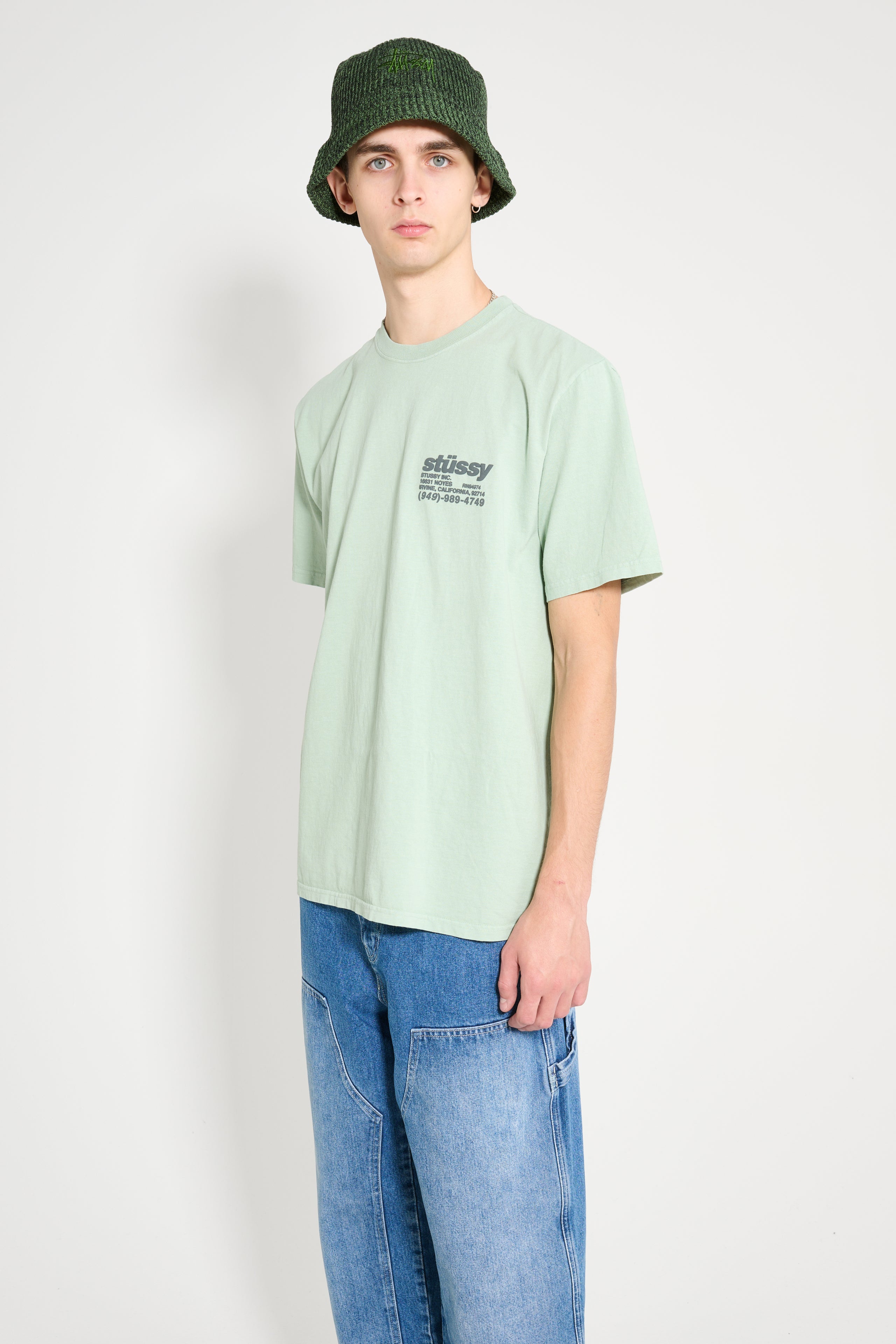 Stüssy DNA Pigment Dyed Tee Granite