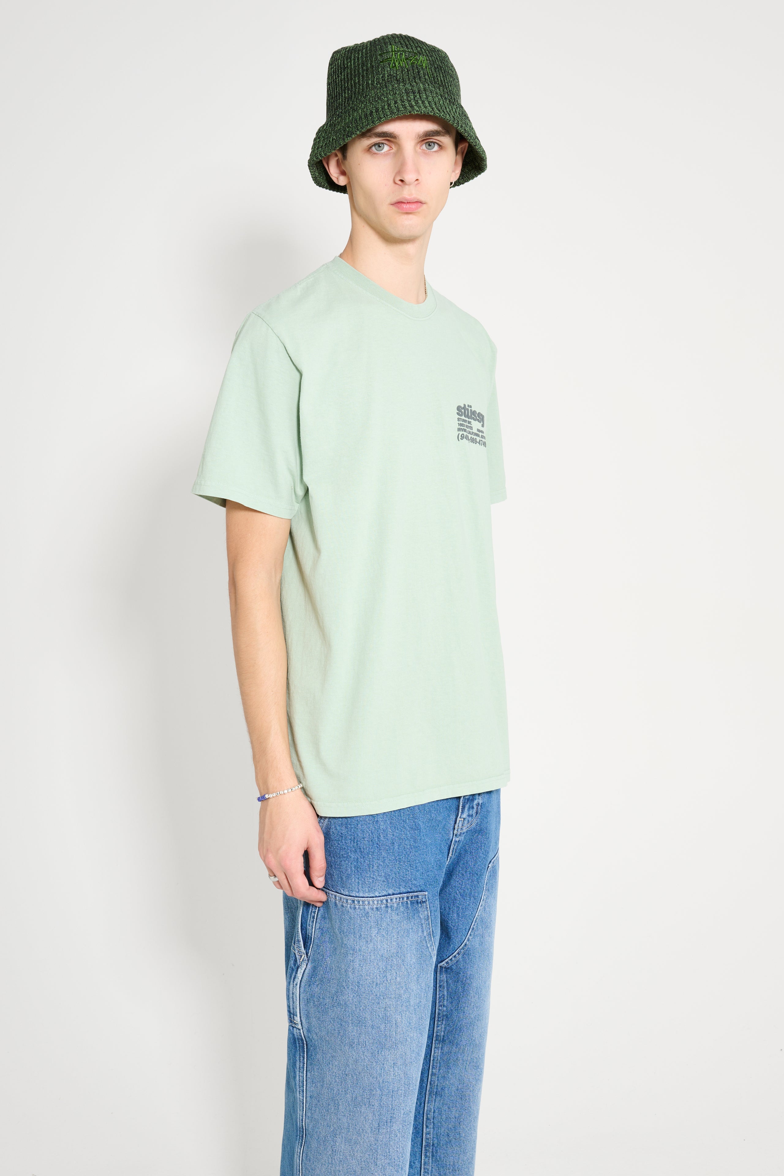 Stüssy DNA Pigment Dyed Tee Granite