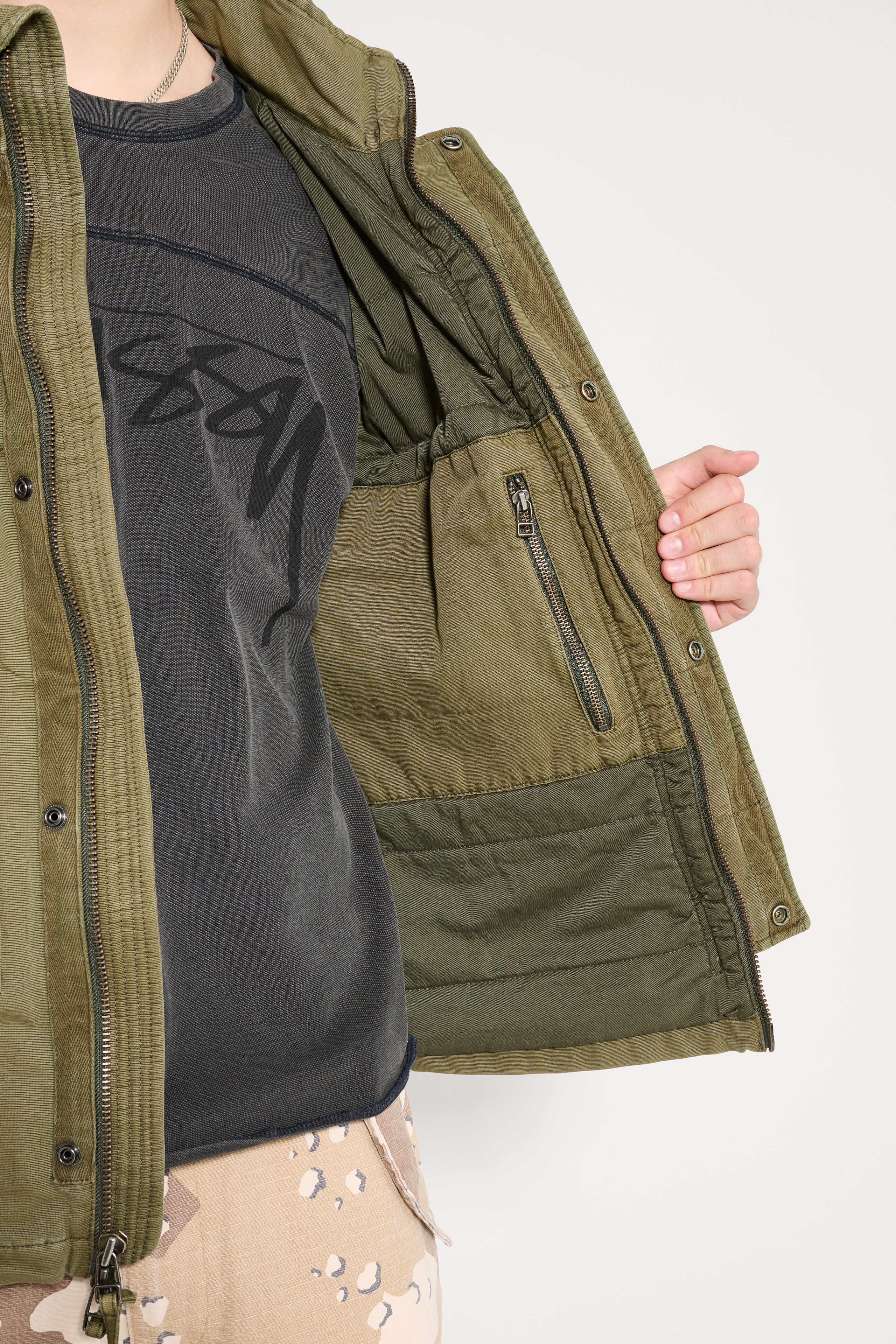 Stüssy Insulated Field Jacket Olive