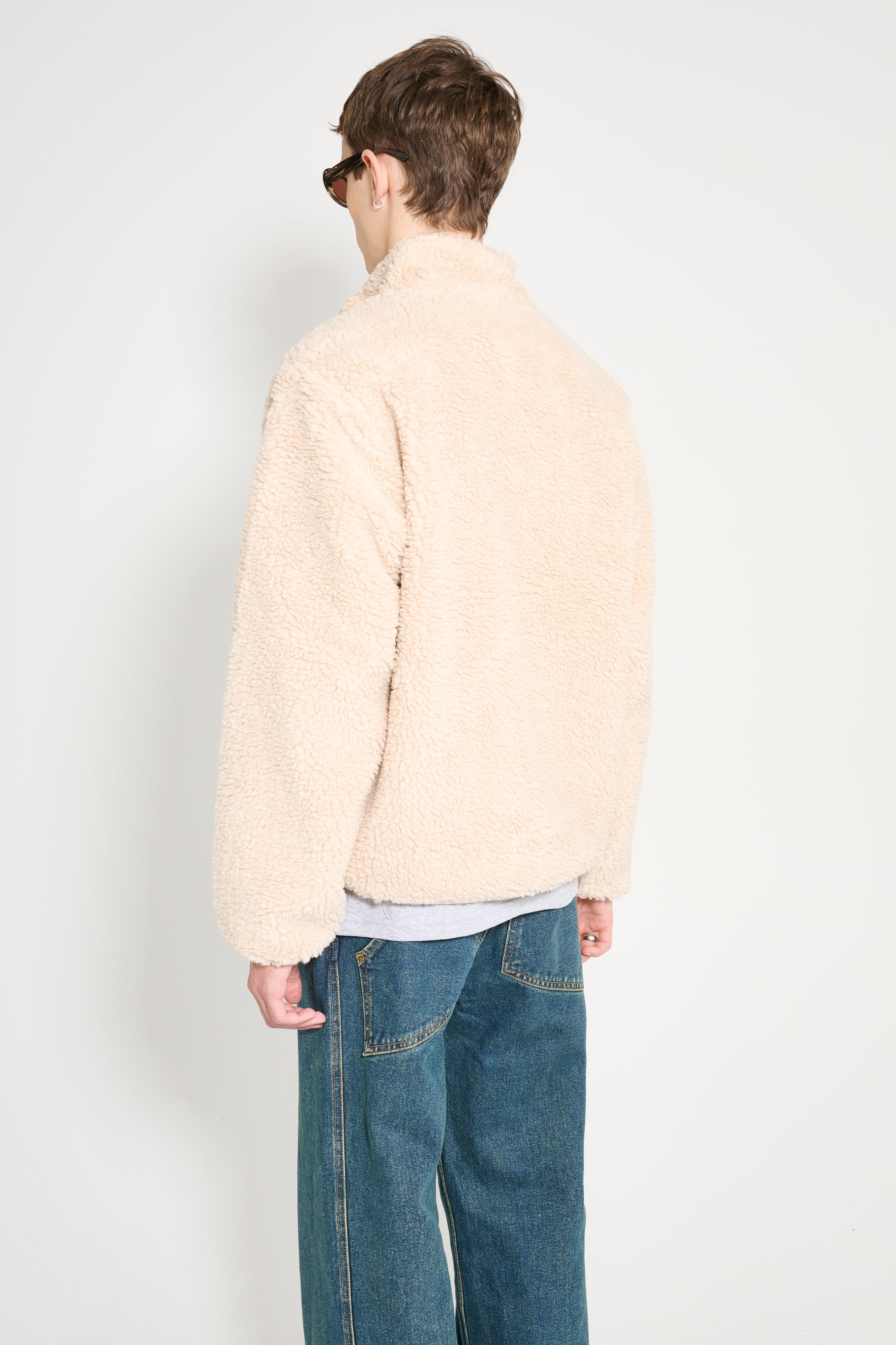 Stüssy Sherpa Reversible Jacket Natural