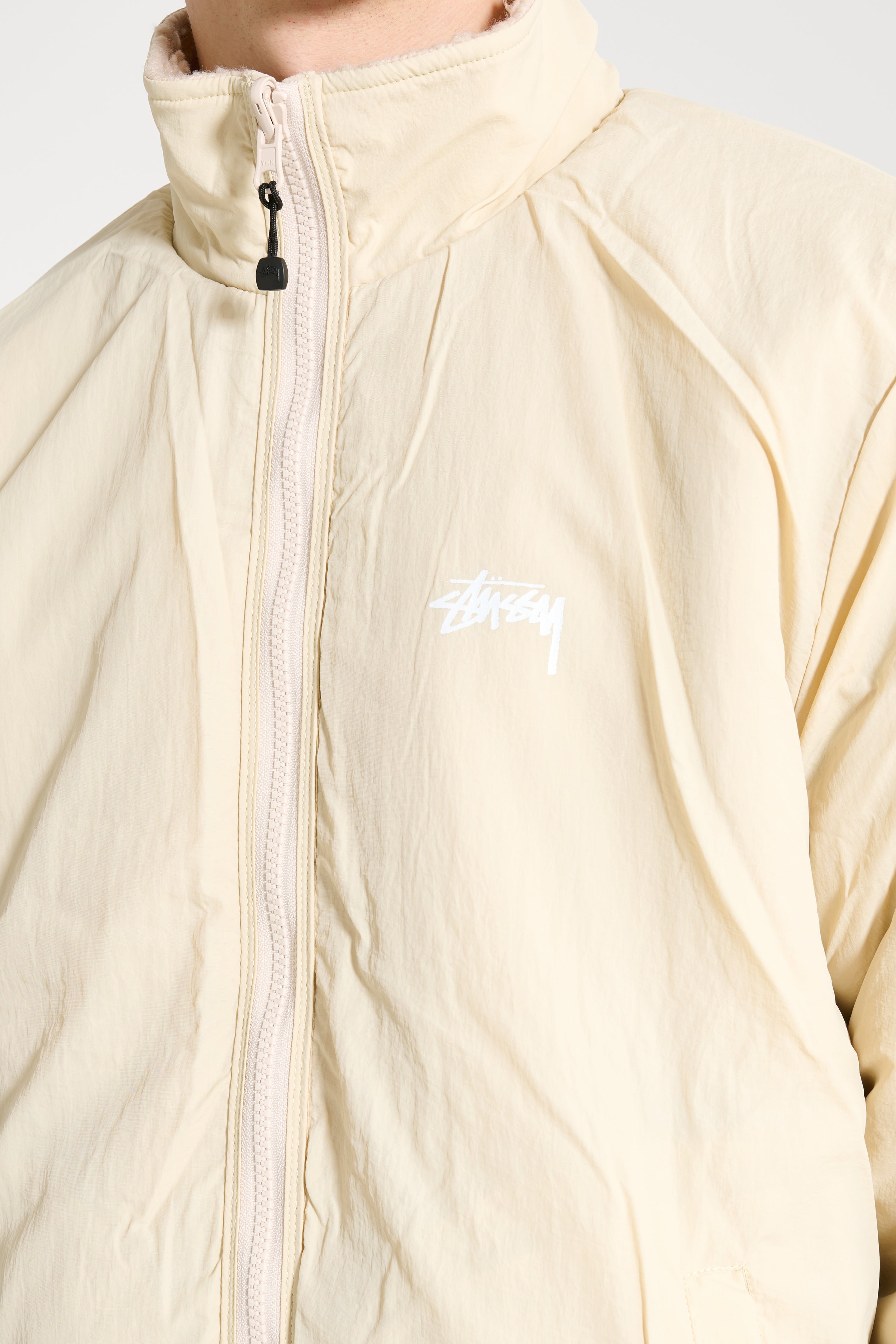 Stüssy Sherpa Reversible Jacket Natural