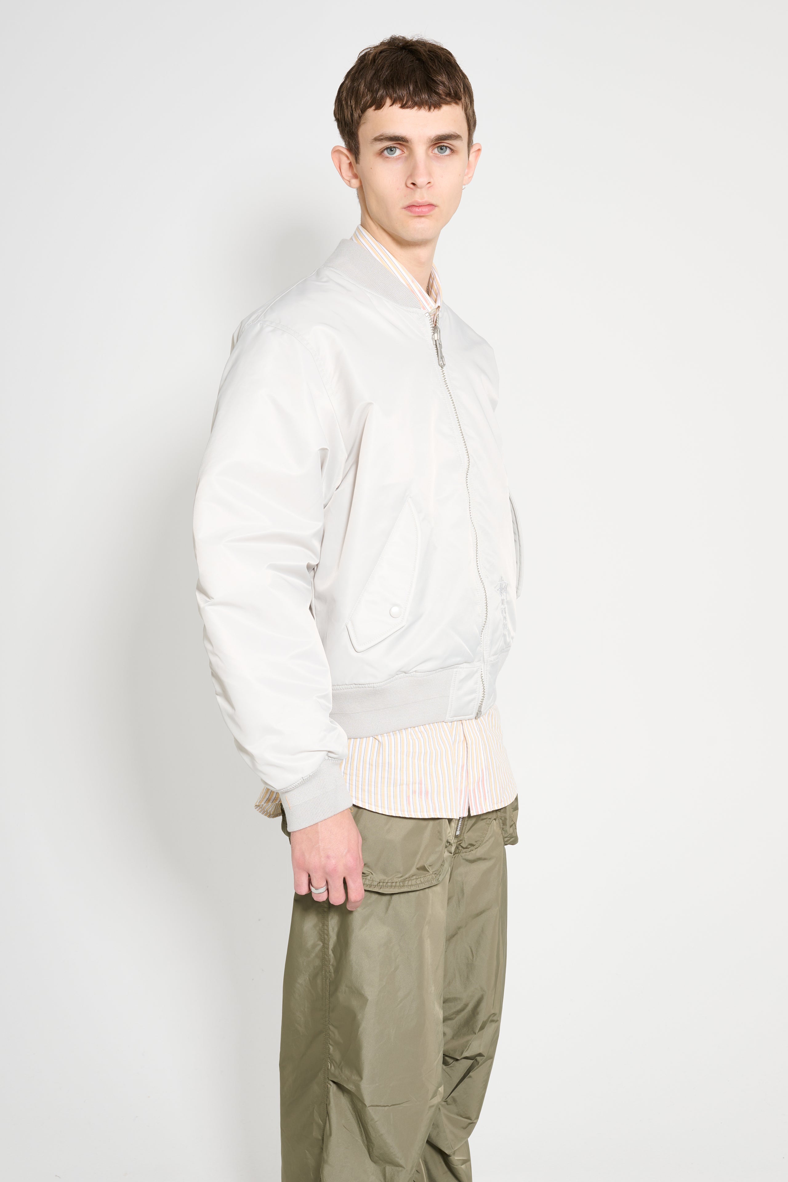 Stüssy Built Bomber Jacket Grey