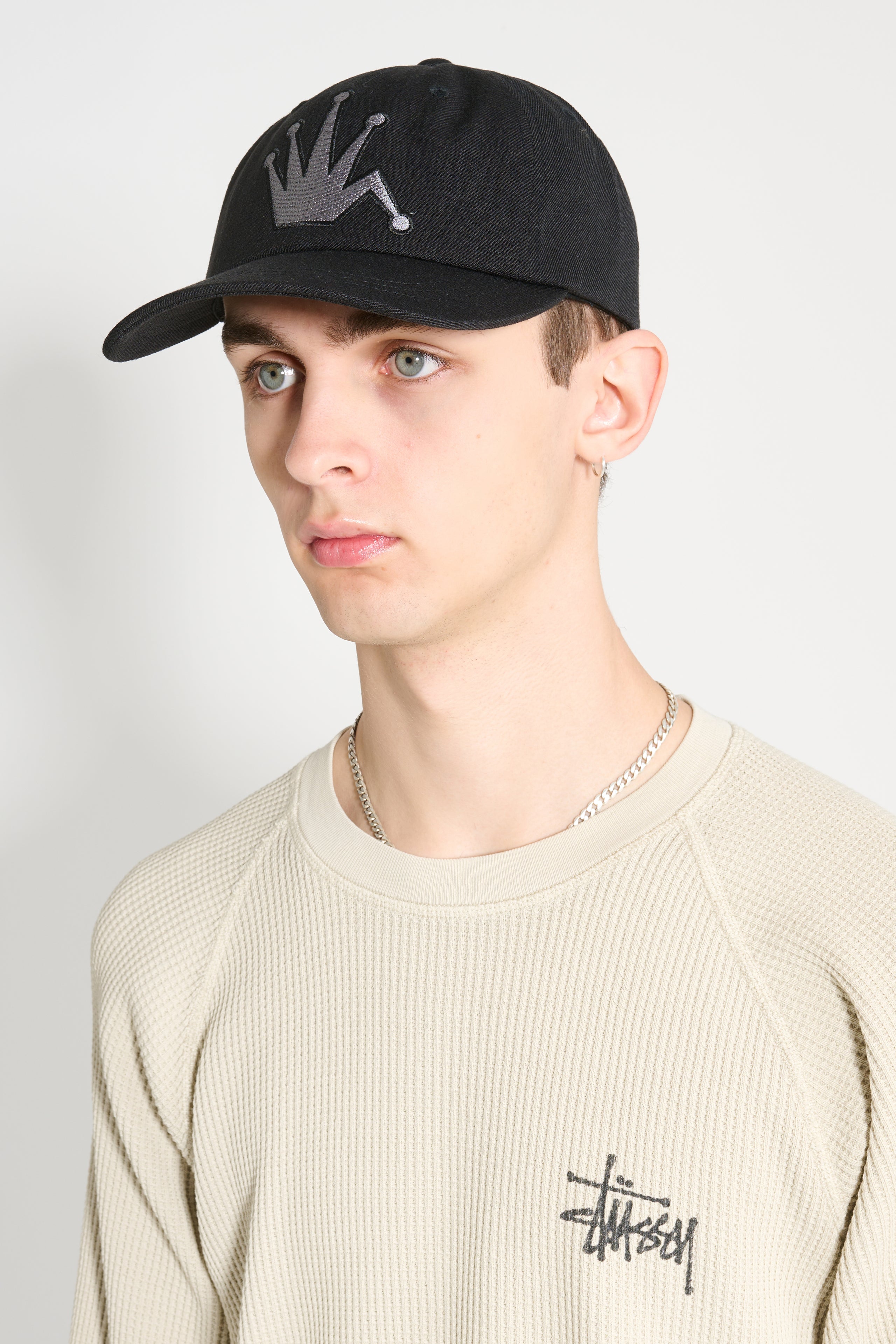 Stüssy LP Bent Crown Cap Black