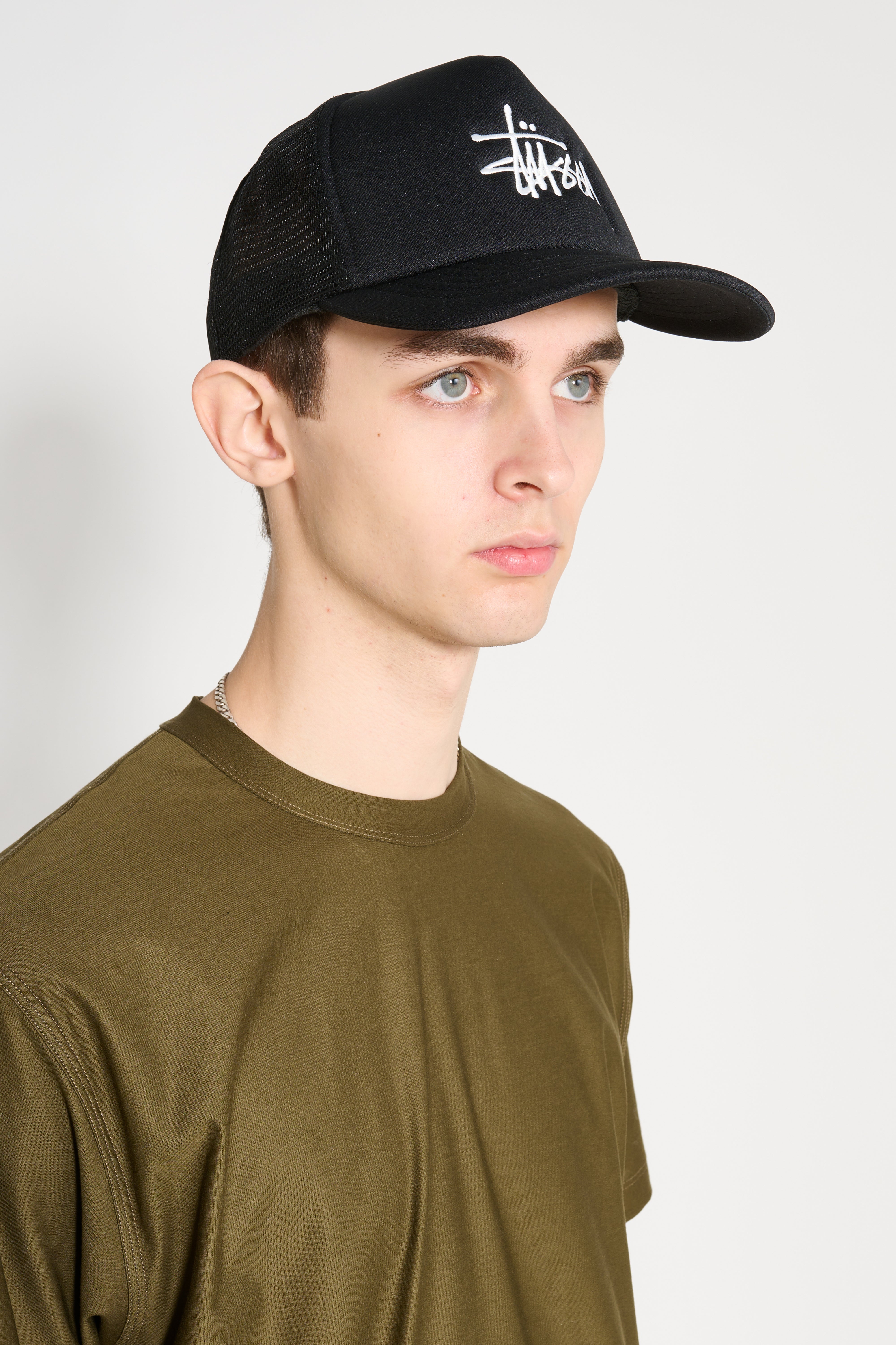 Stüssy Big Basic Trucker Cap Black – Très Bien