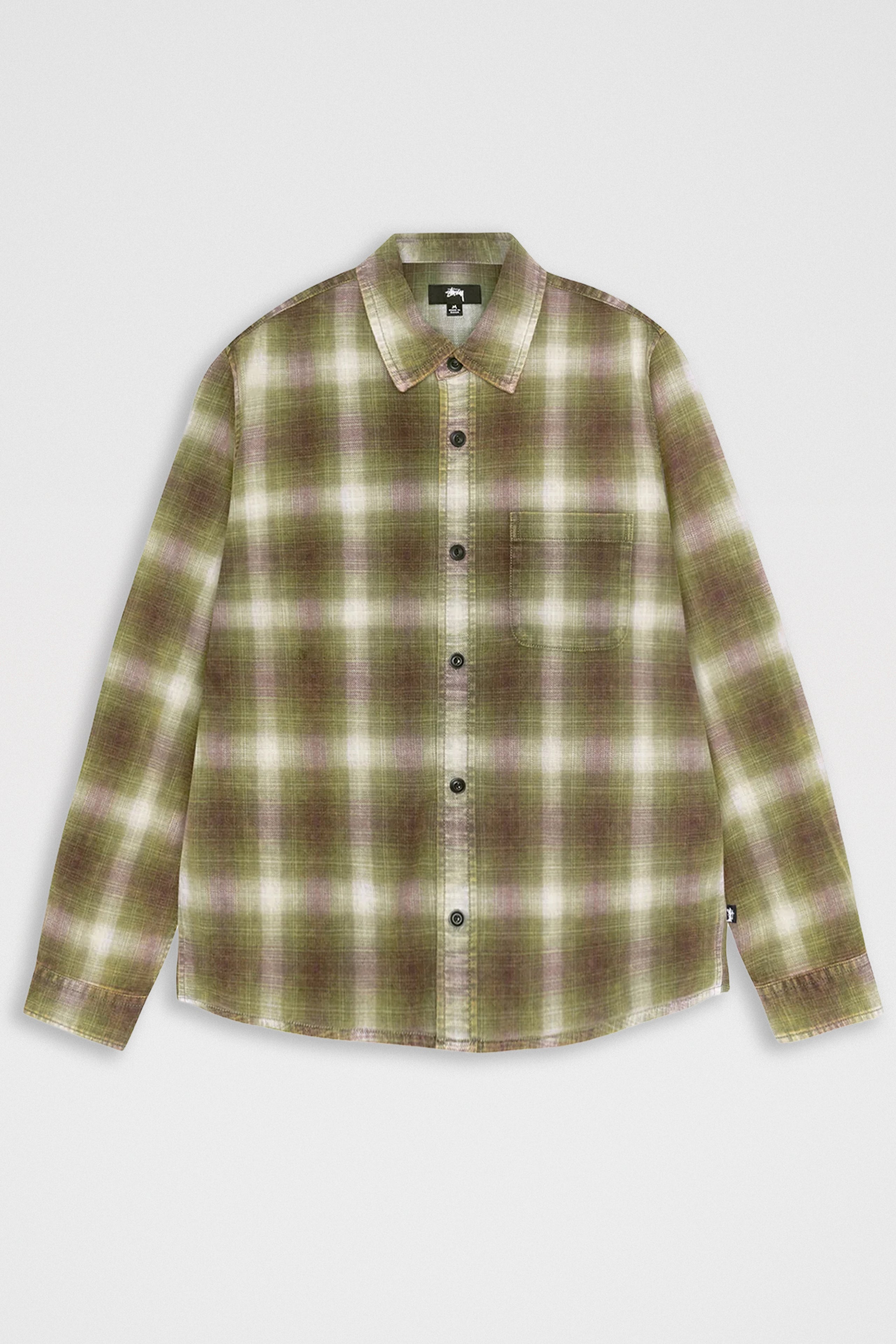 Stüssy Rocco Plaid Shirt Green