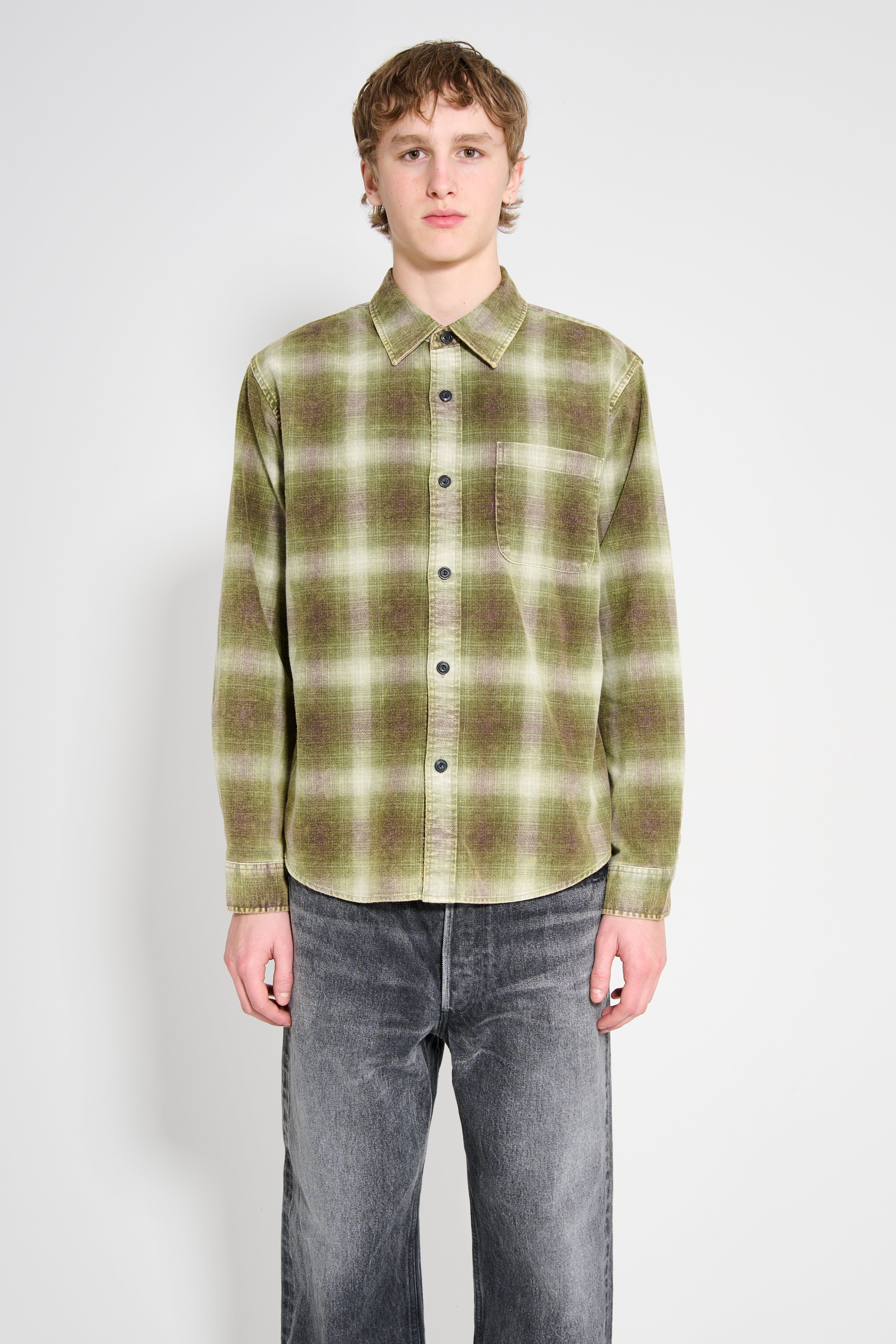 Stssy Rocco Plaid Shirt Green Trs Bien Stssy Rocco Plaid Shirt Green Trs Bien