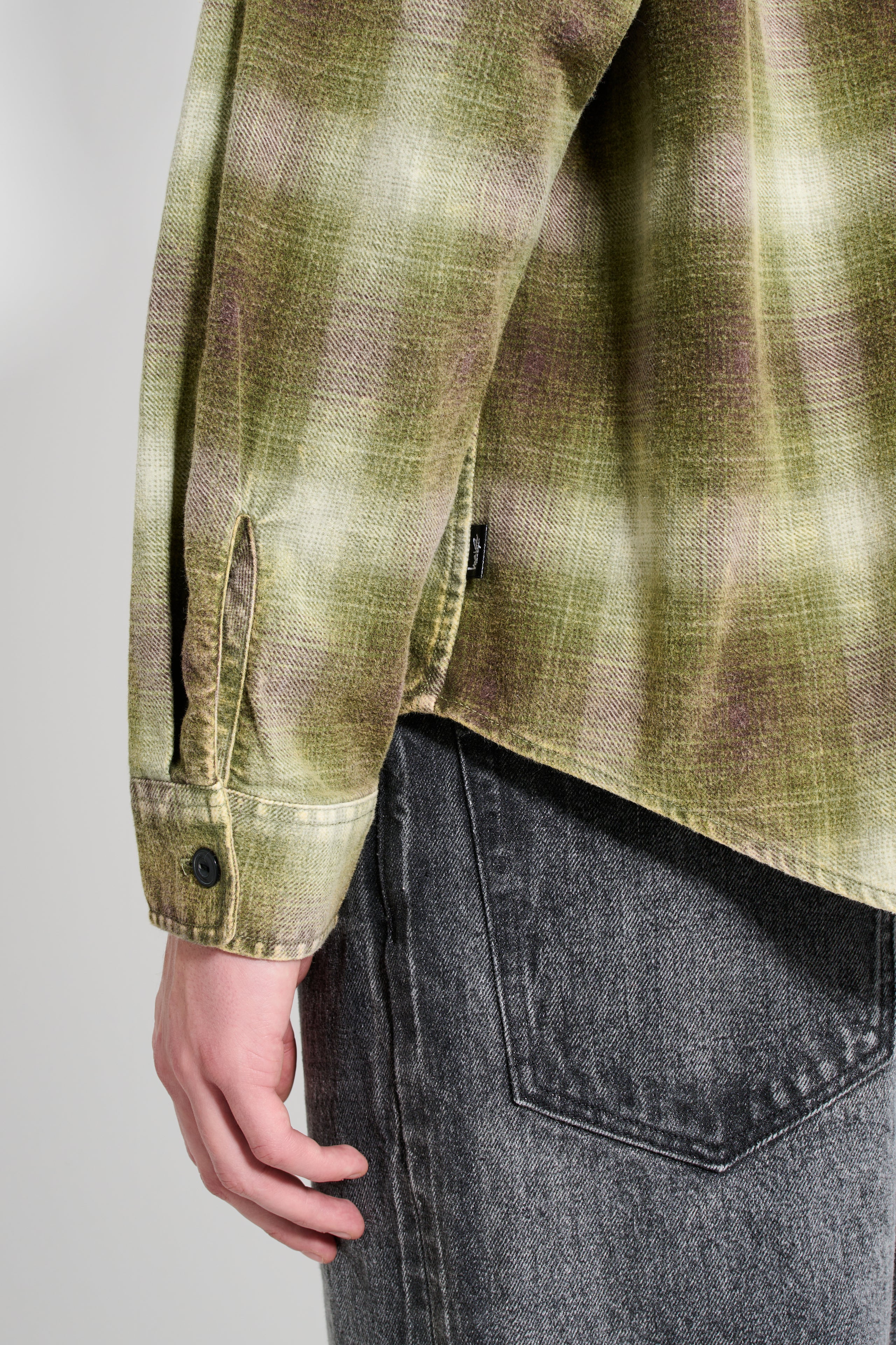 Stüssy Rocco Plaid Shirt Green