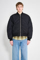 Stüssy Quilted Bomber Waxed Black