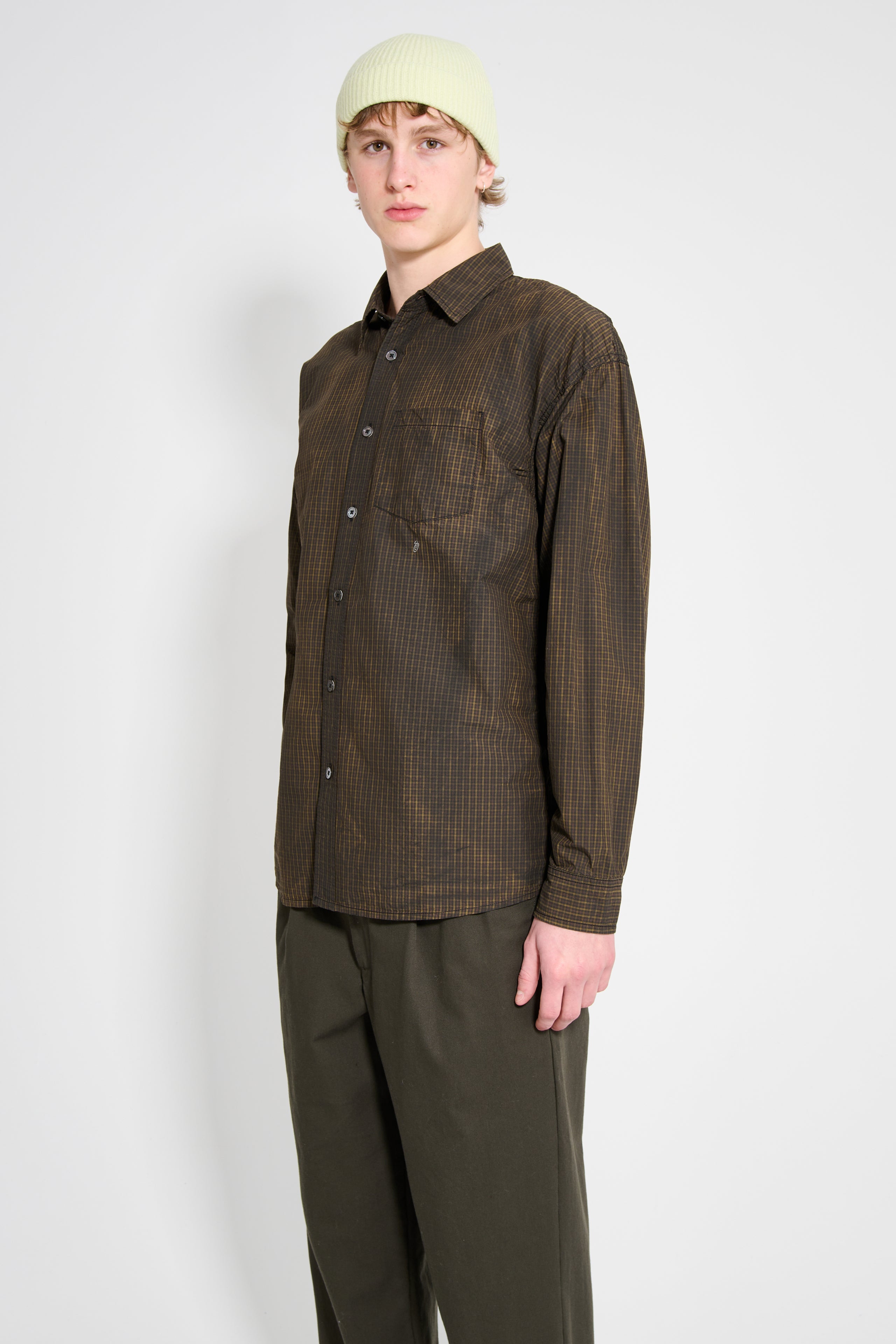 Stüssy Classic LS Shirt Sprayed Tan