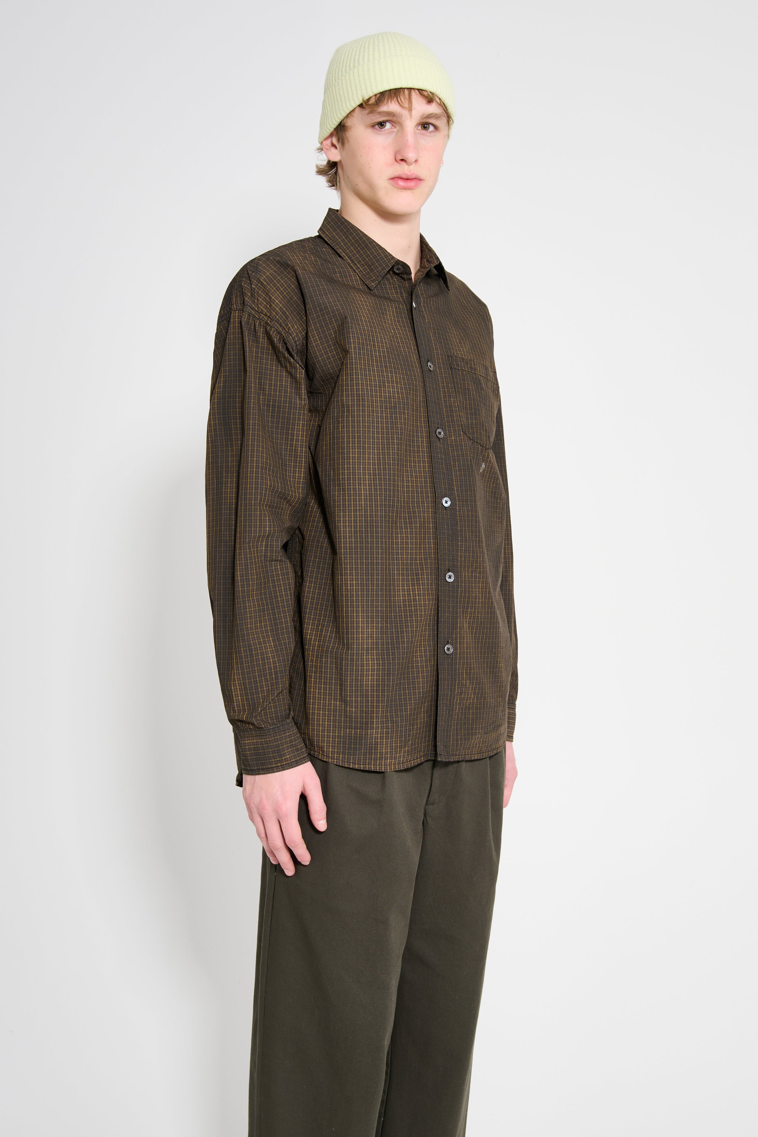 Stüssy Classic LS Shirt Sprayed Tan