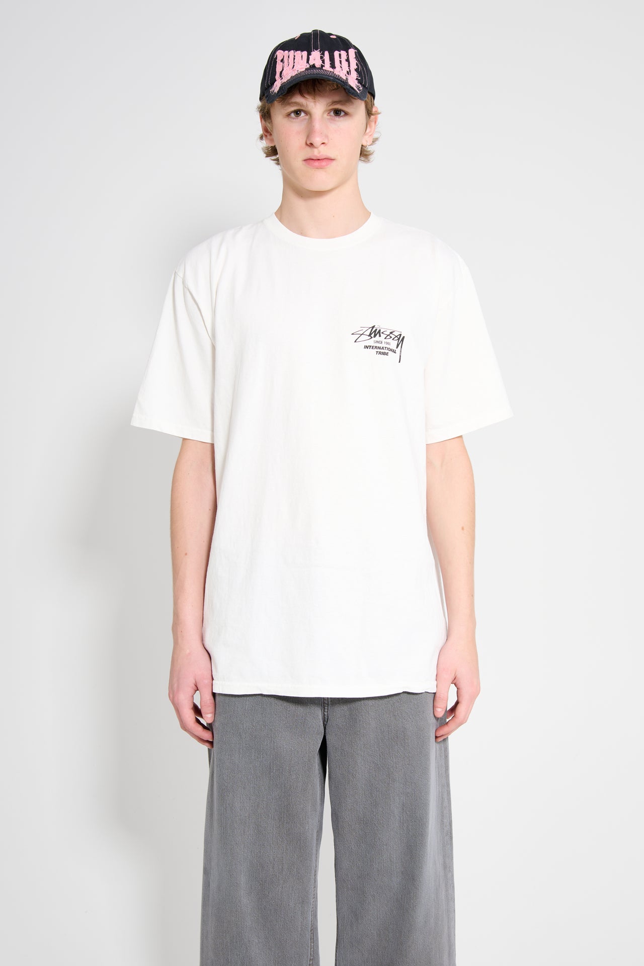 Stüssy Beat Sounds Pigment Dyed Tee Natural