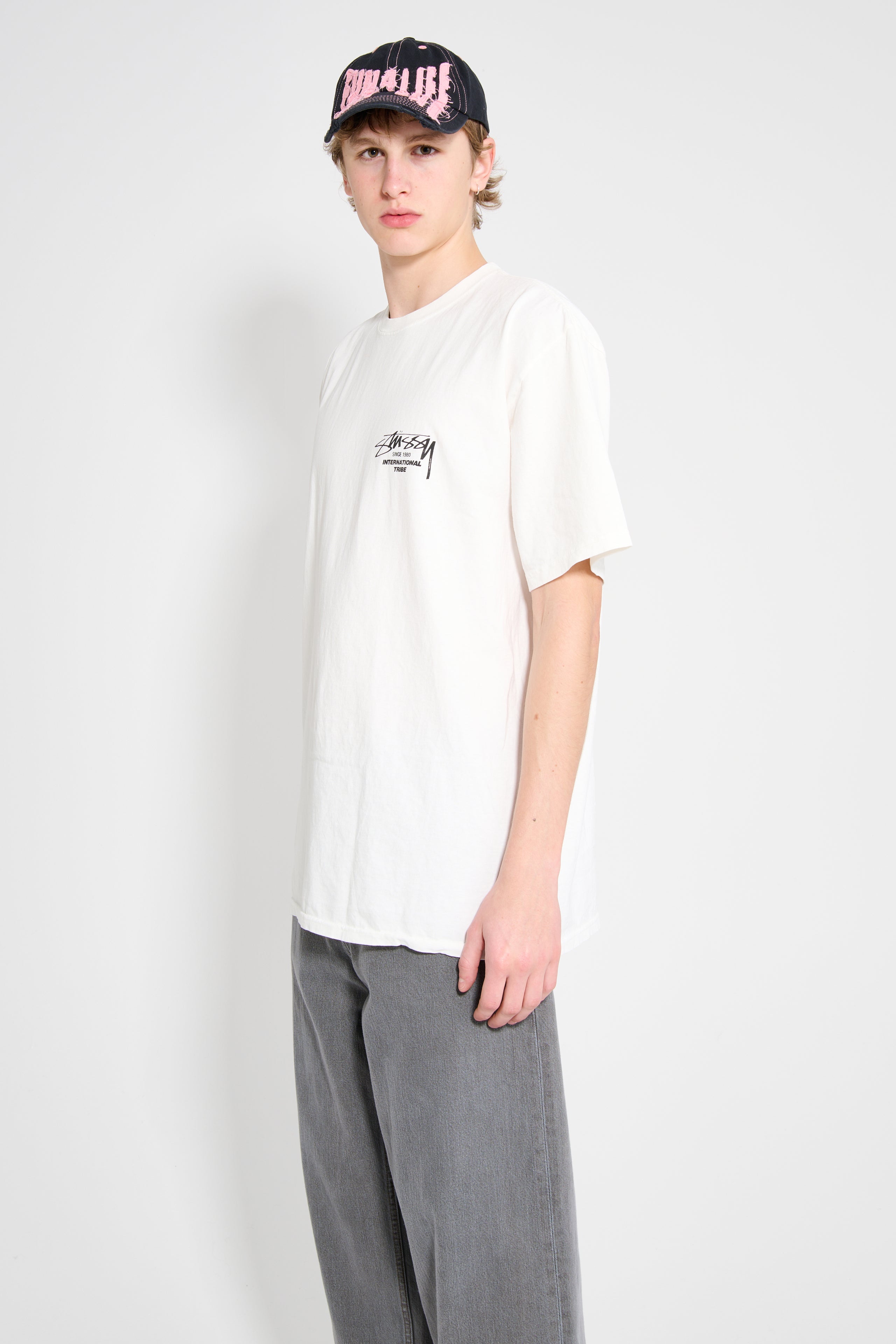 Stüssy Beat Sounds Pigment Dyed Tee Natural