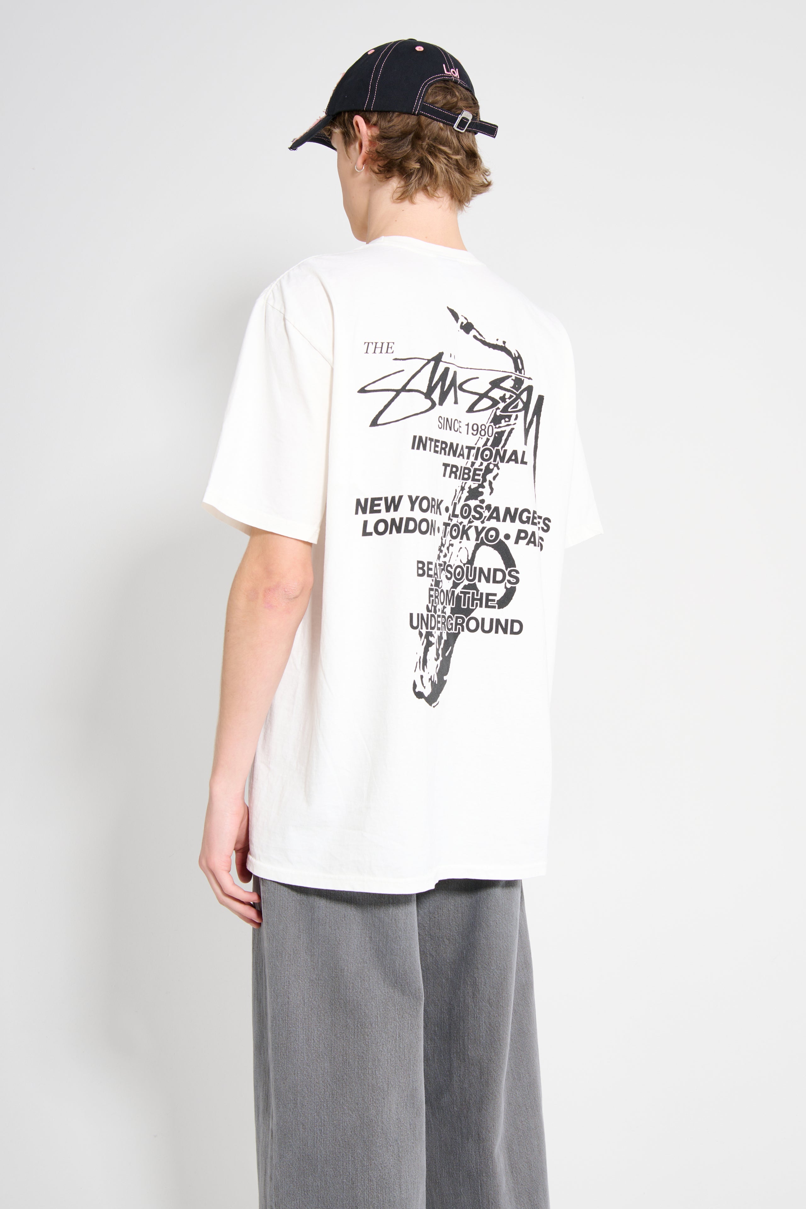 Stüssy Beat Sounds Pigment Dyed Tee Natural