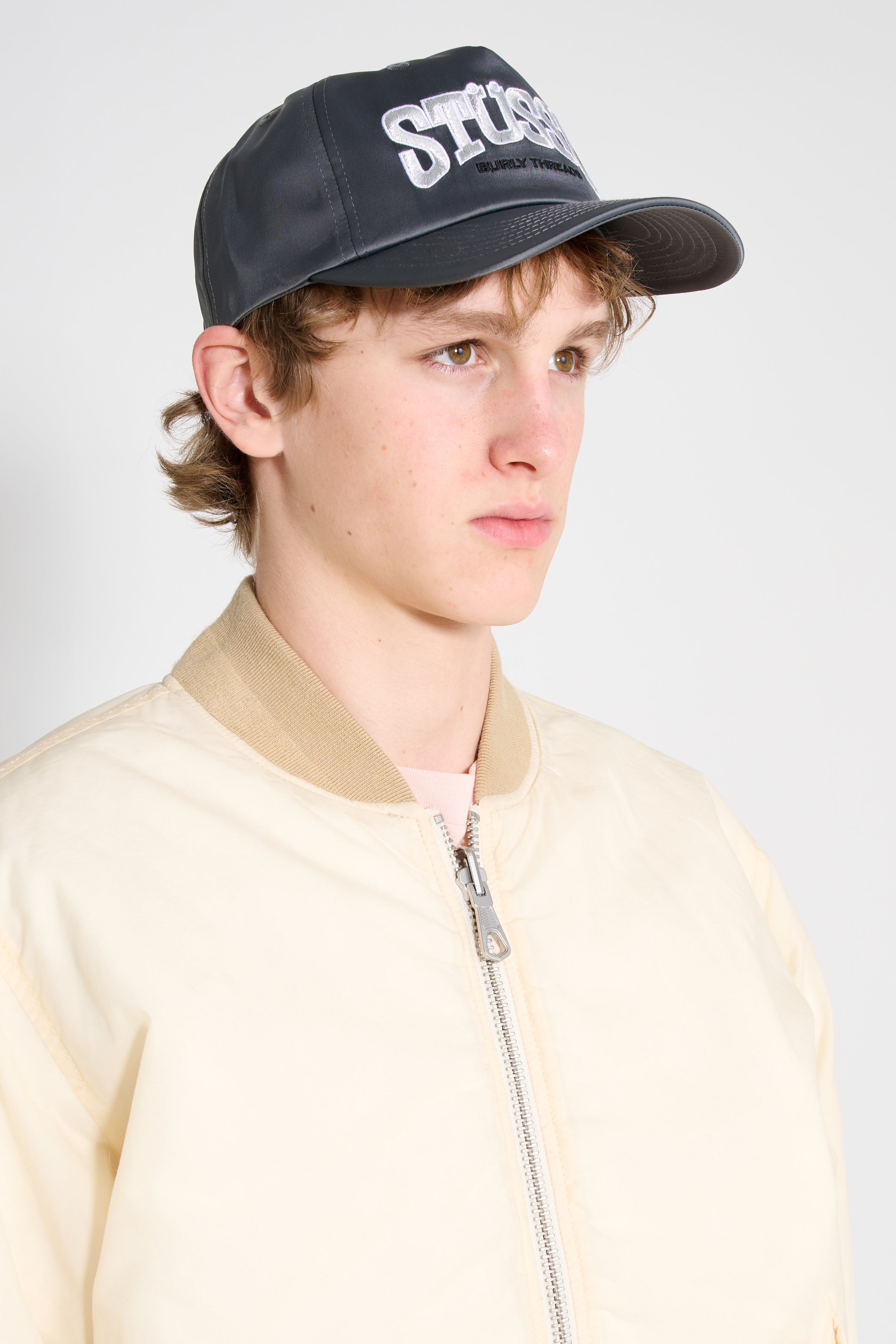 Stüssy MB Burly Threads Cap Grey