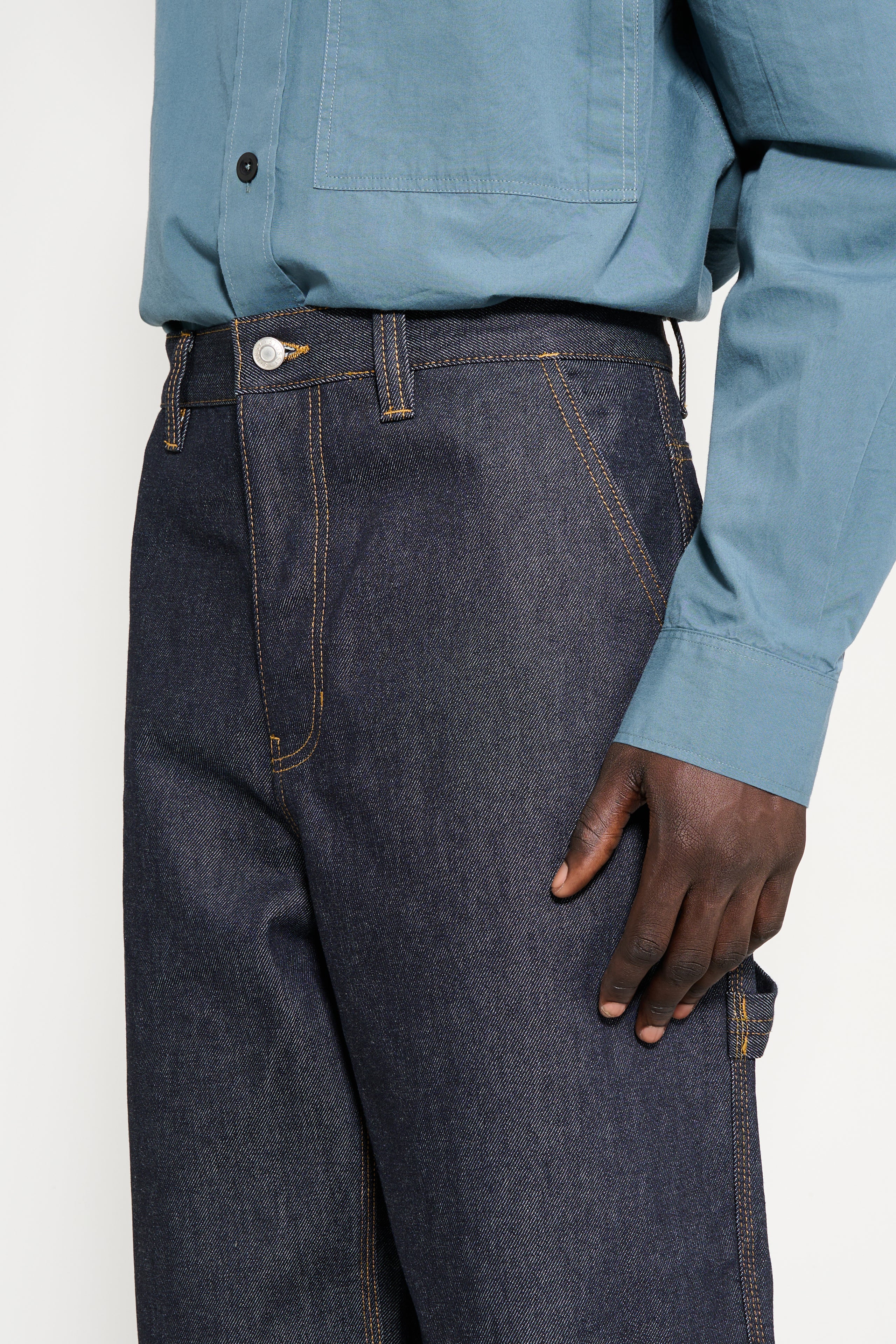 Stüssy Carpenter Pants Denim Raw Indigo